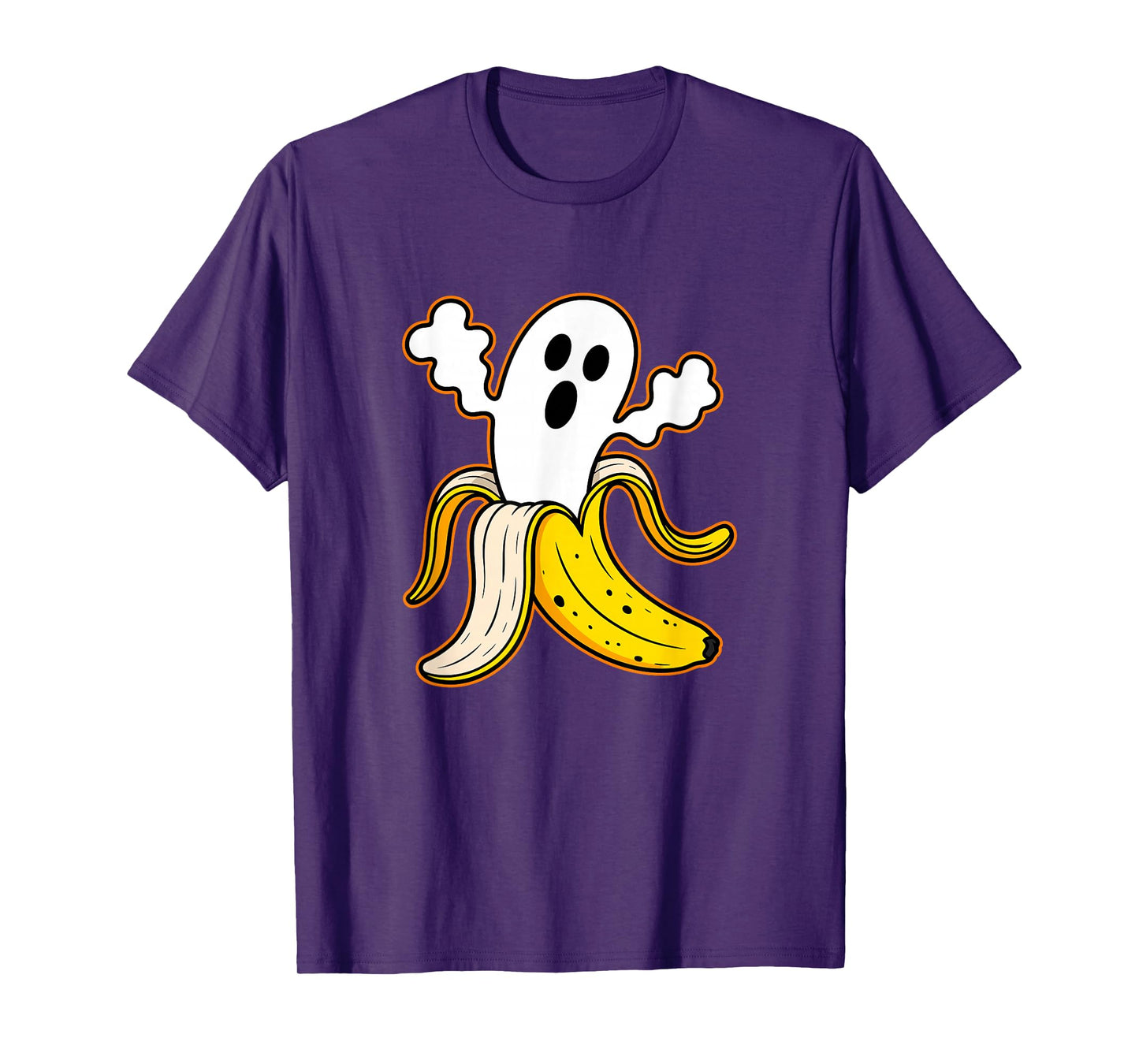 Amazing Spooky Creepy Halloween Banana Ghost T-Shirt