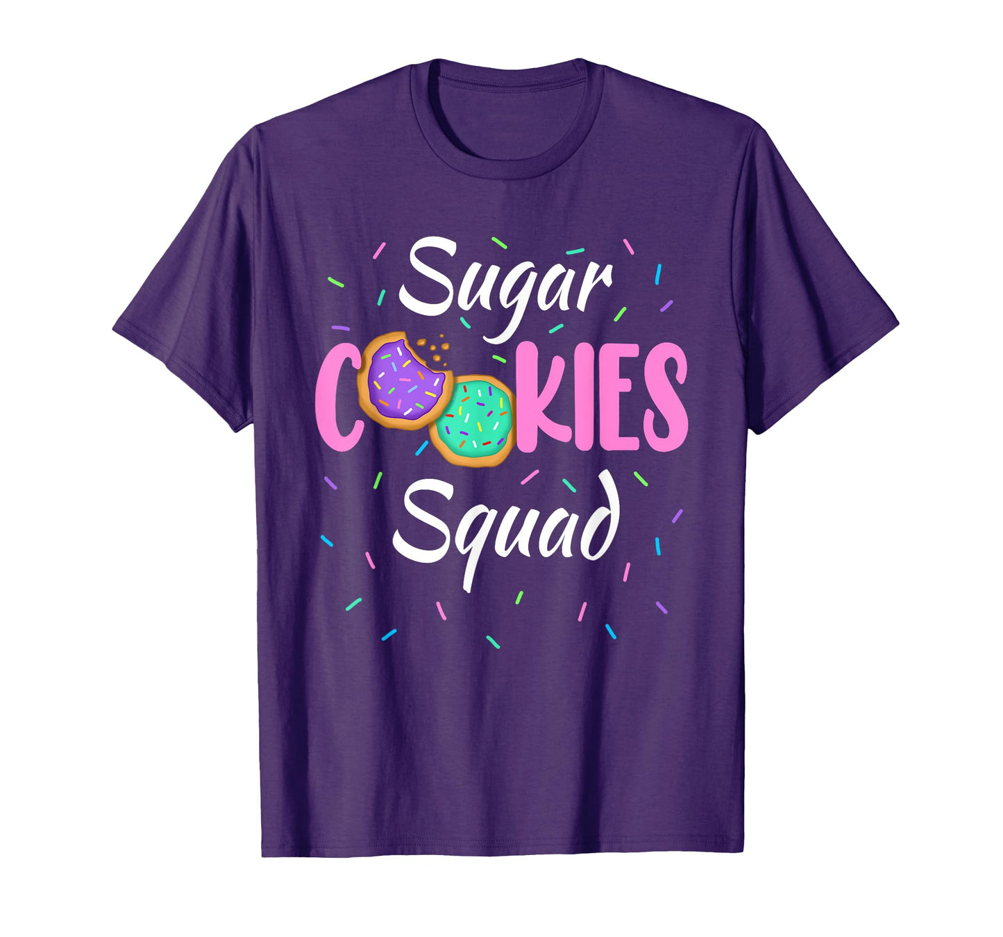 Cute Sugar Cookies Squad Team Sprinkles Family Matching T-Shirt