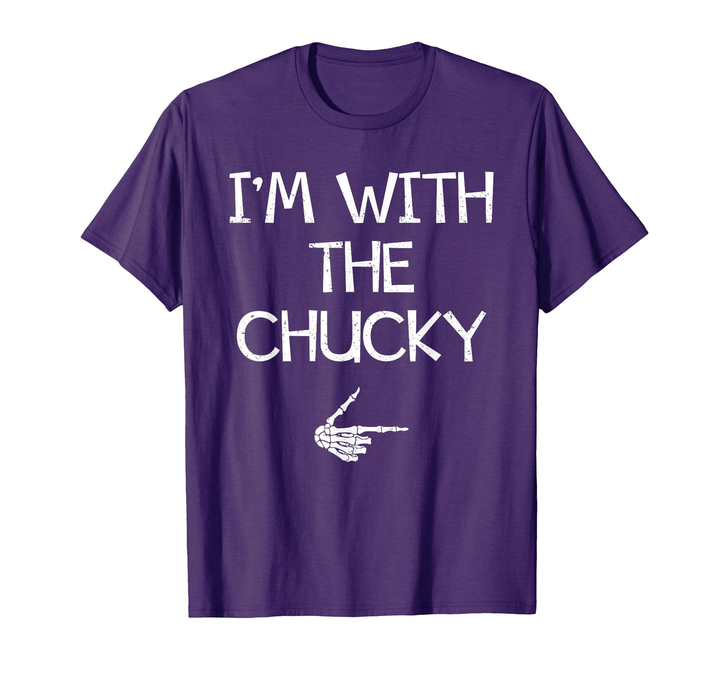 I'm With The Chucky Funny Halloween Costume Couples Matching T-Shirt