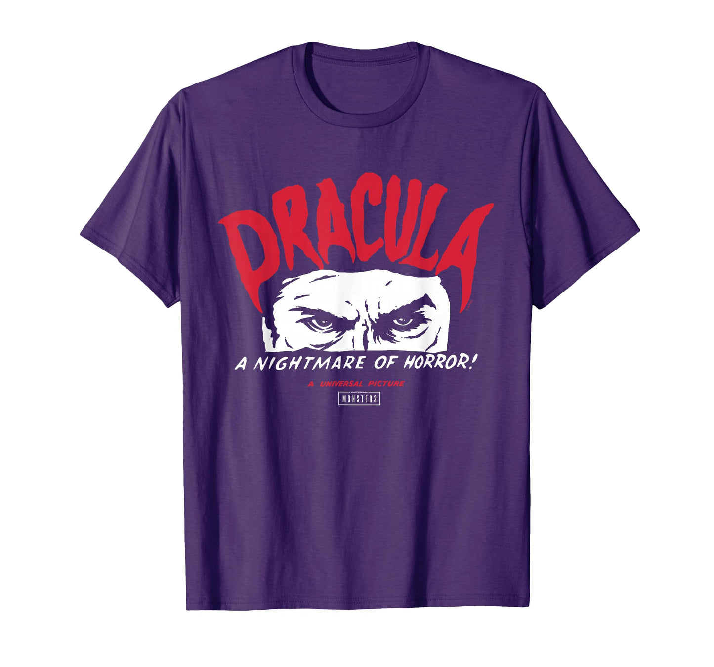 Universal Monsters Dracula A Nightmare of Horror T-Shirt
