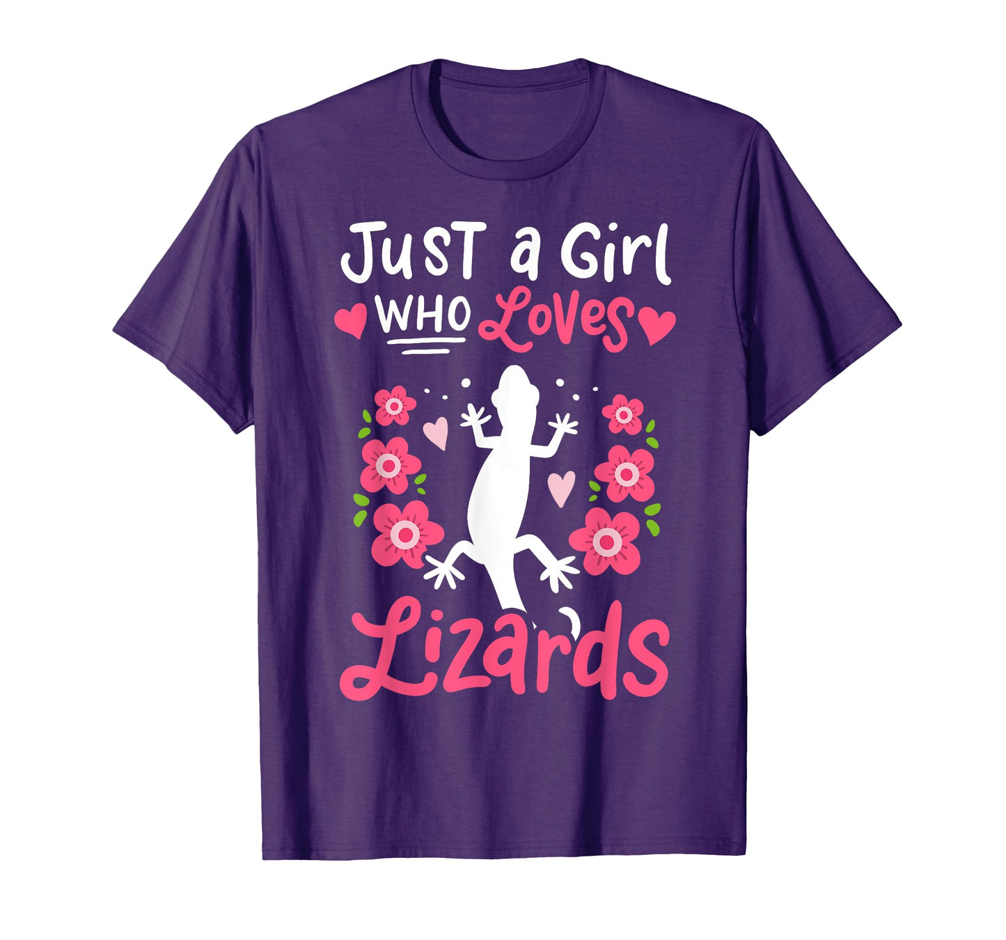Lizard Just A Girl Who Loves Lizards Gift T-Shirt