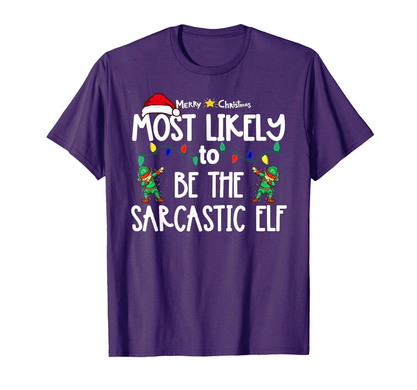 Most Likely to Christmas Shirt Matching Family Pajamas Funny T-Shirt
