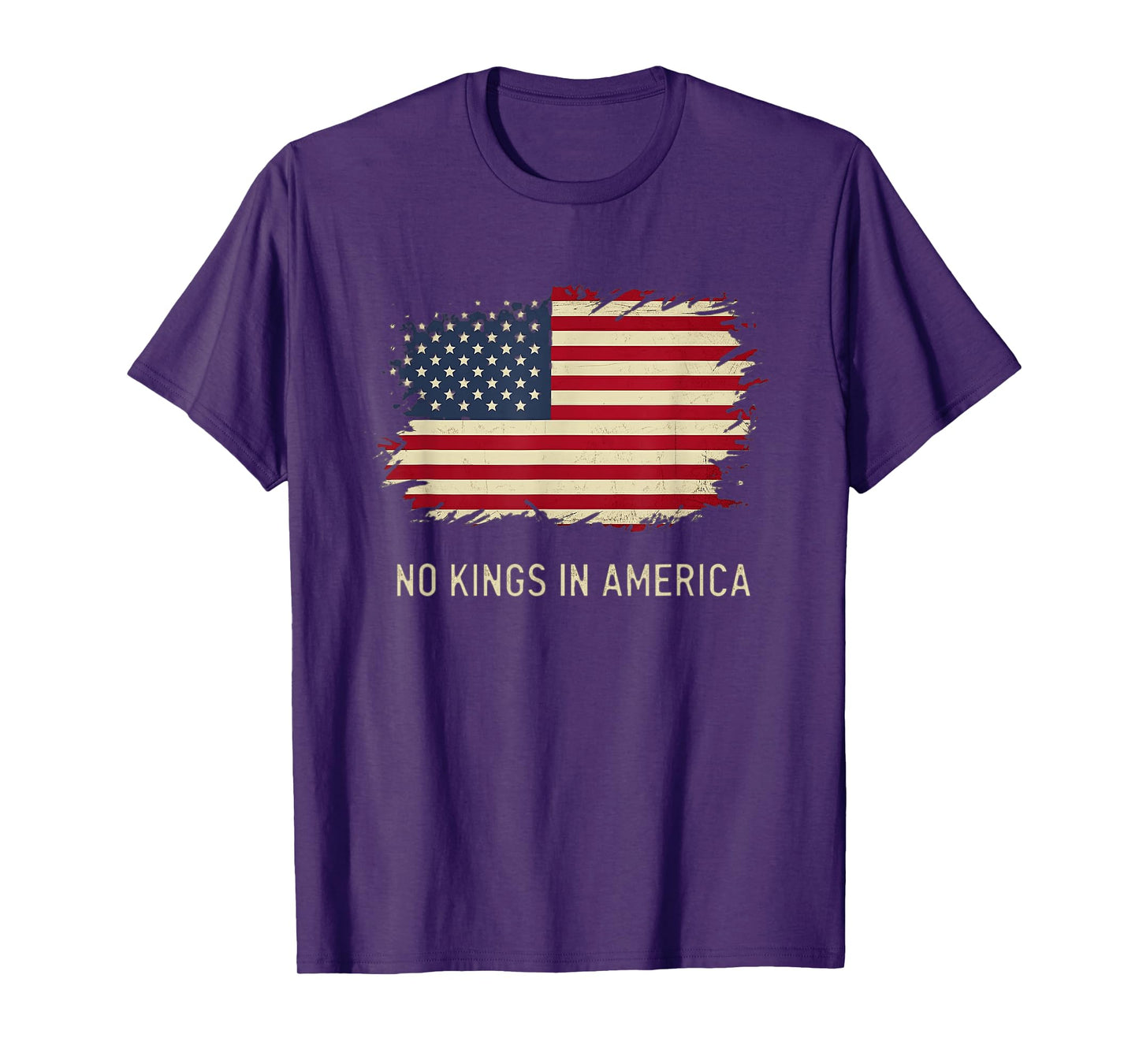 No Kings Vintage Patriotic Freedom Liberty Usa Liberty T-Shirt