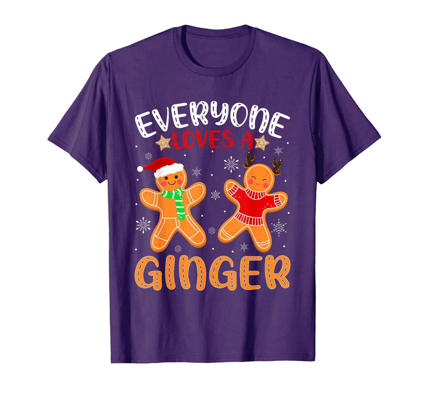 Funny Everyone Loves A Ginger Gingerbread Christmas Cookie T-Shirt