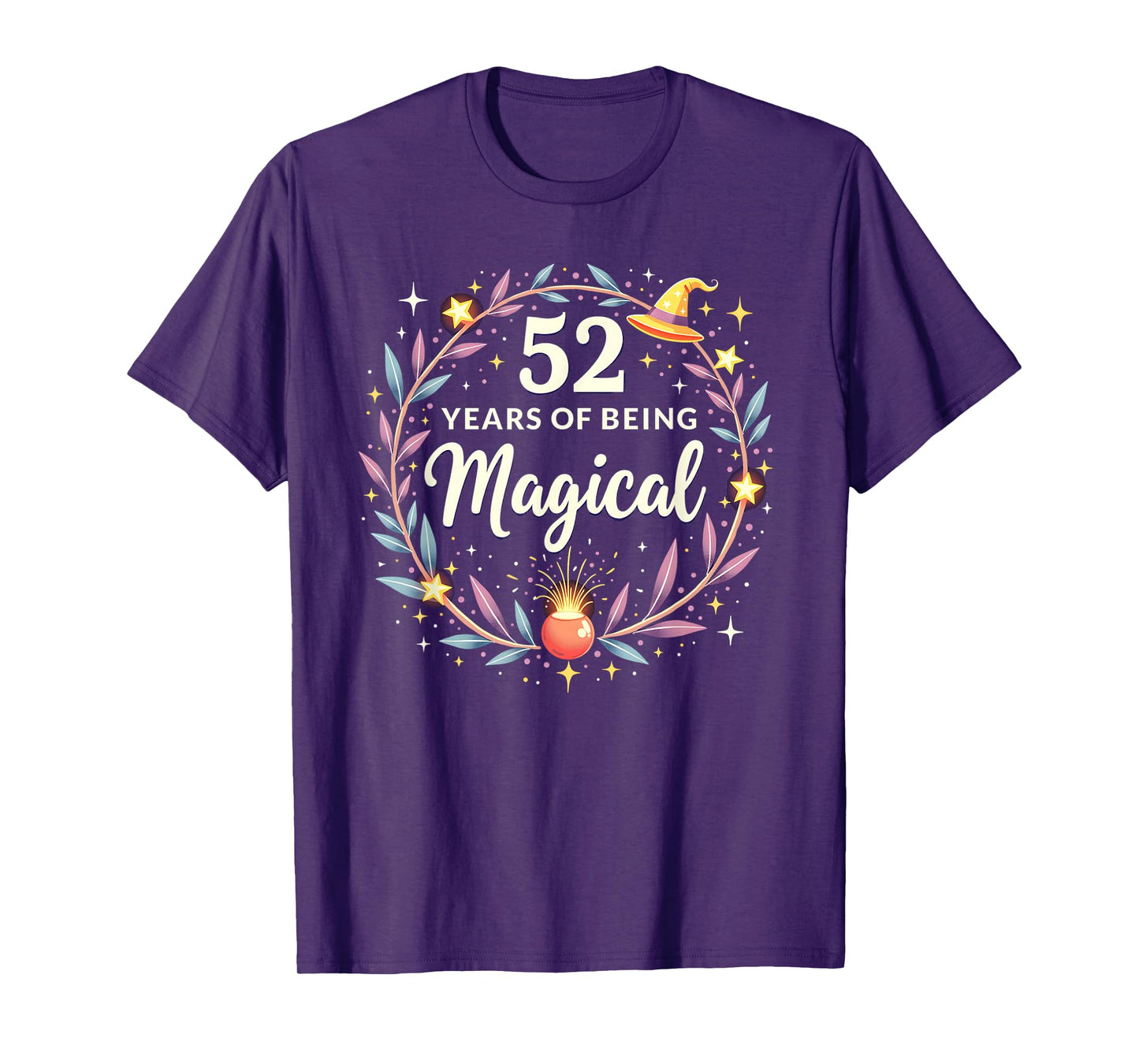 52 Years Magical Birthday Gift - Enchanted Anniversary T-Shirt