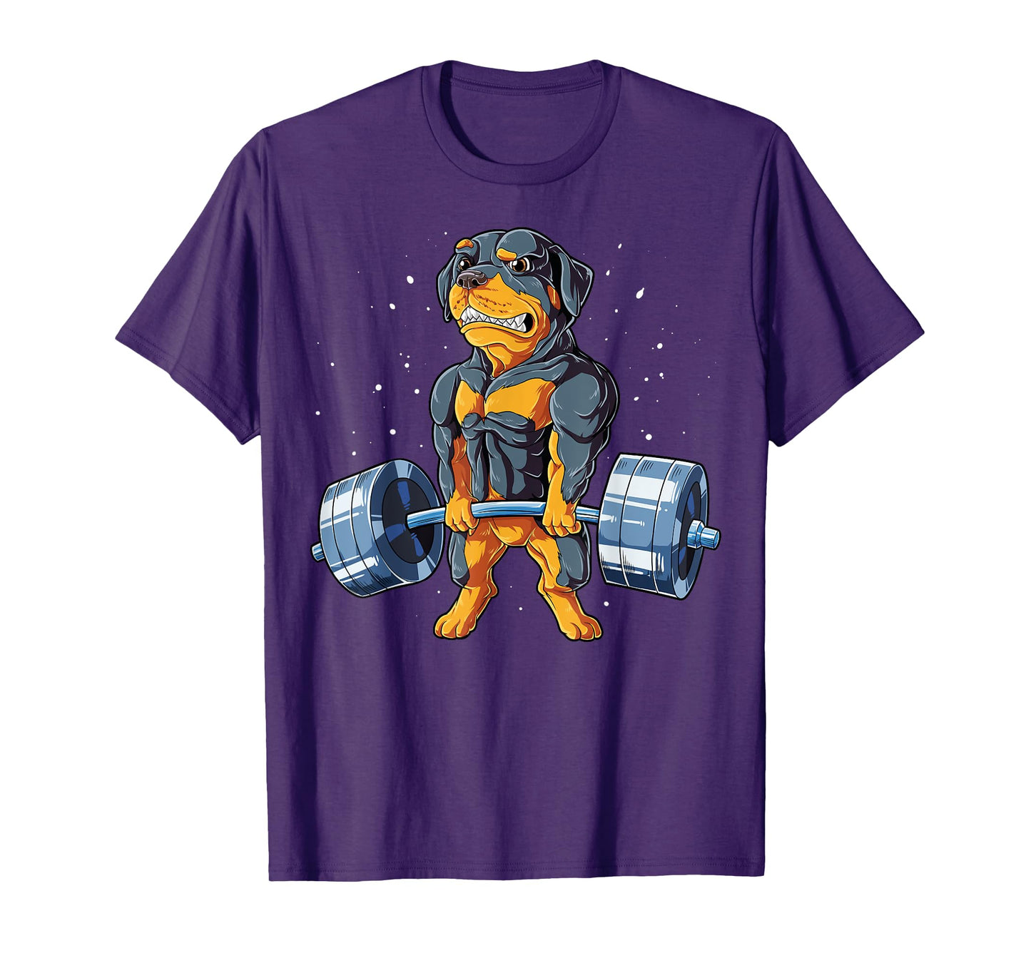 Rottweiler Weightlifting Funny Deadlift Men Fitness Gym Gift T-Shirt