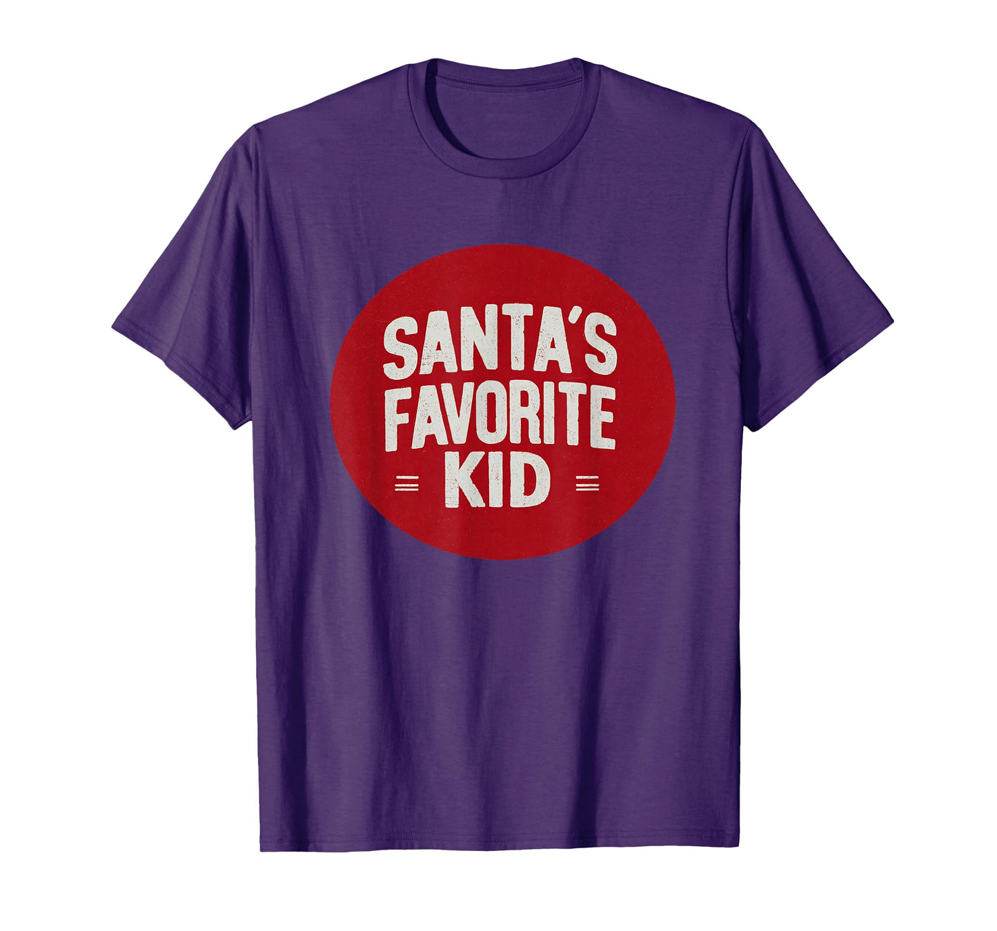 Funny Santa's Favorite Kid Stamp T-Shirt