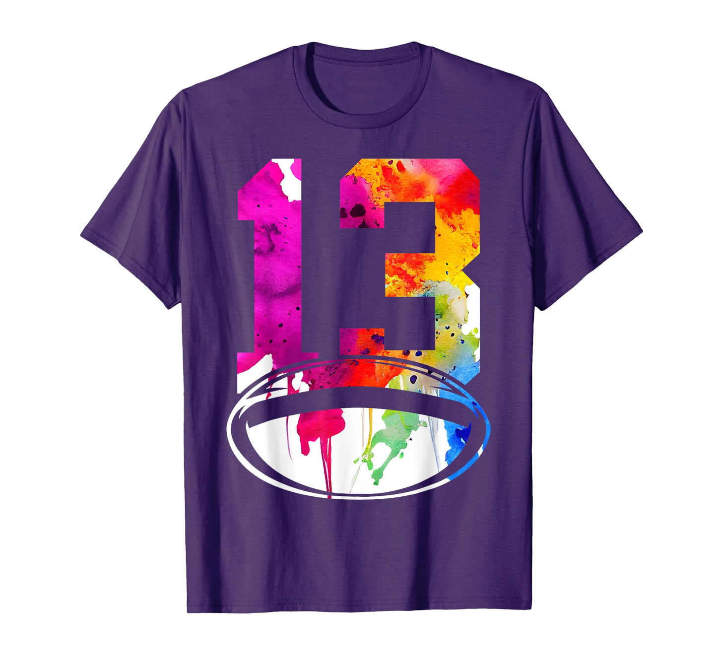 NUMBER 13 RUGBY 13TH BIRTHDAY T-Shirt