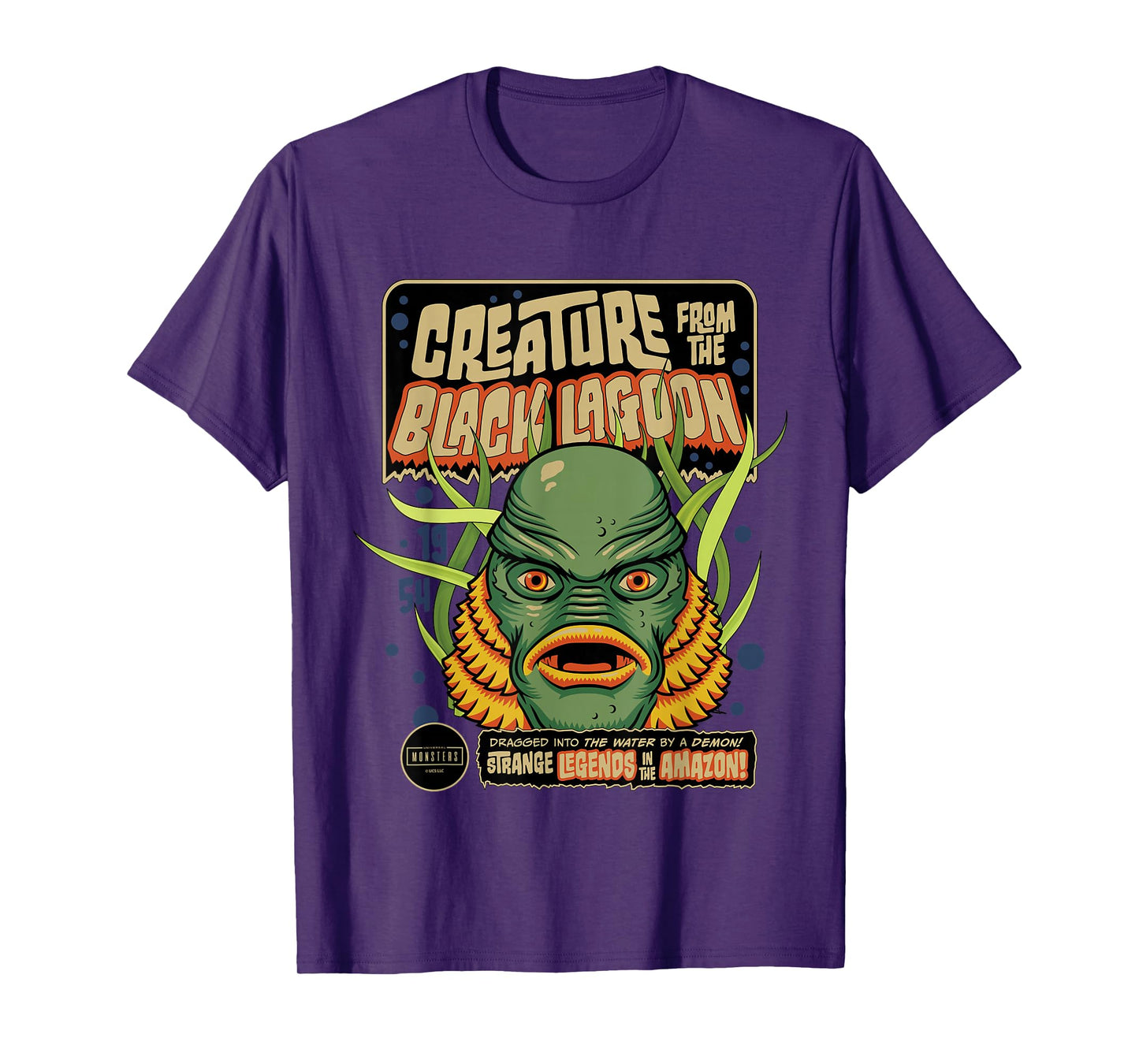 Universal Monsters Creature Retro Halloween Mask T-Shirt