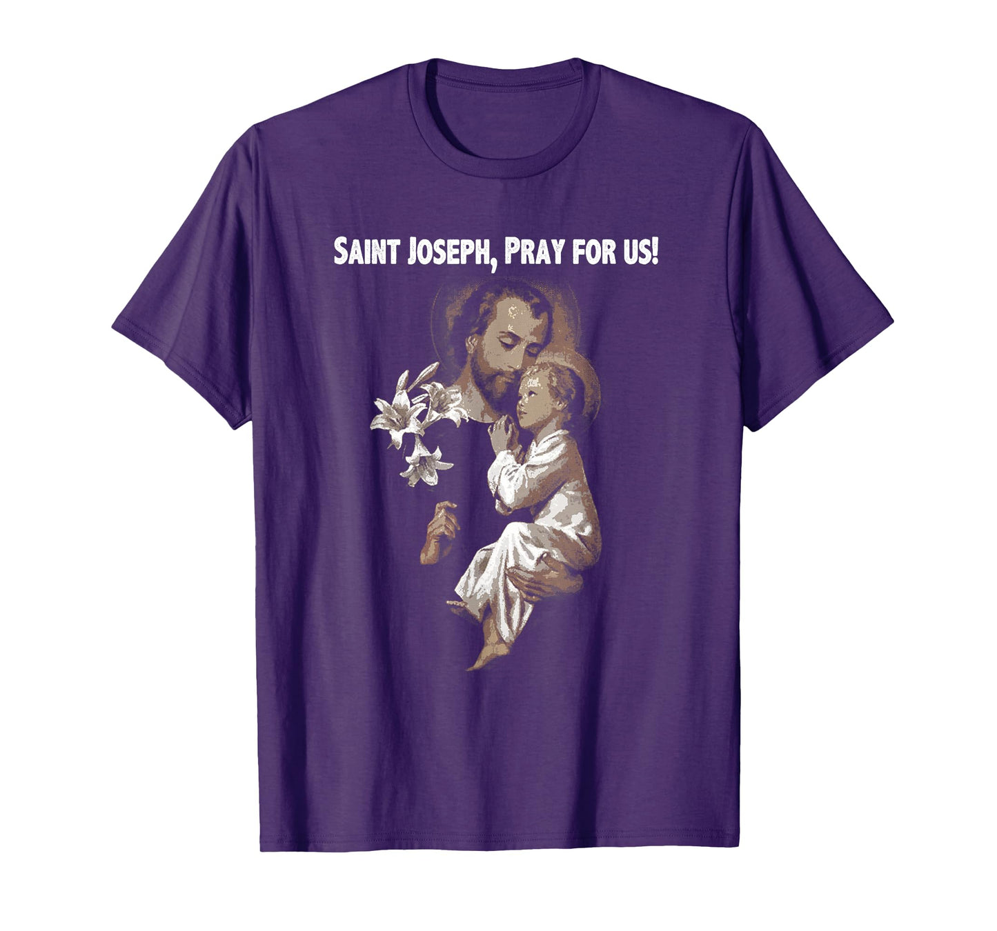 Vintage St Joseph shirt Father of Jesus Saint t-shirt T-Shirt