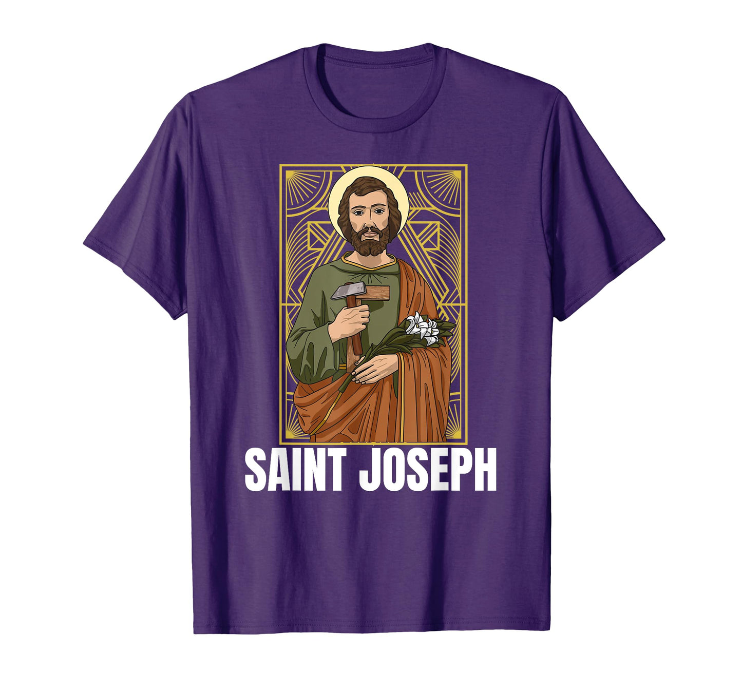 Saint Joseph Catholic Father And Worker T-Shirt
