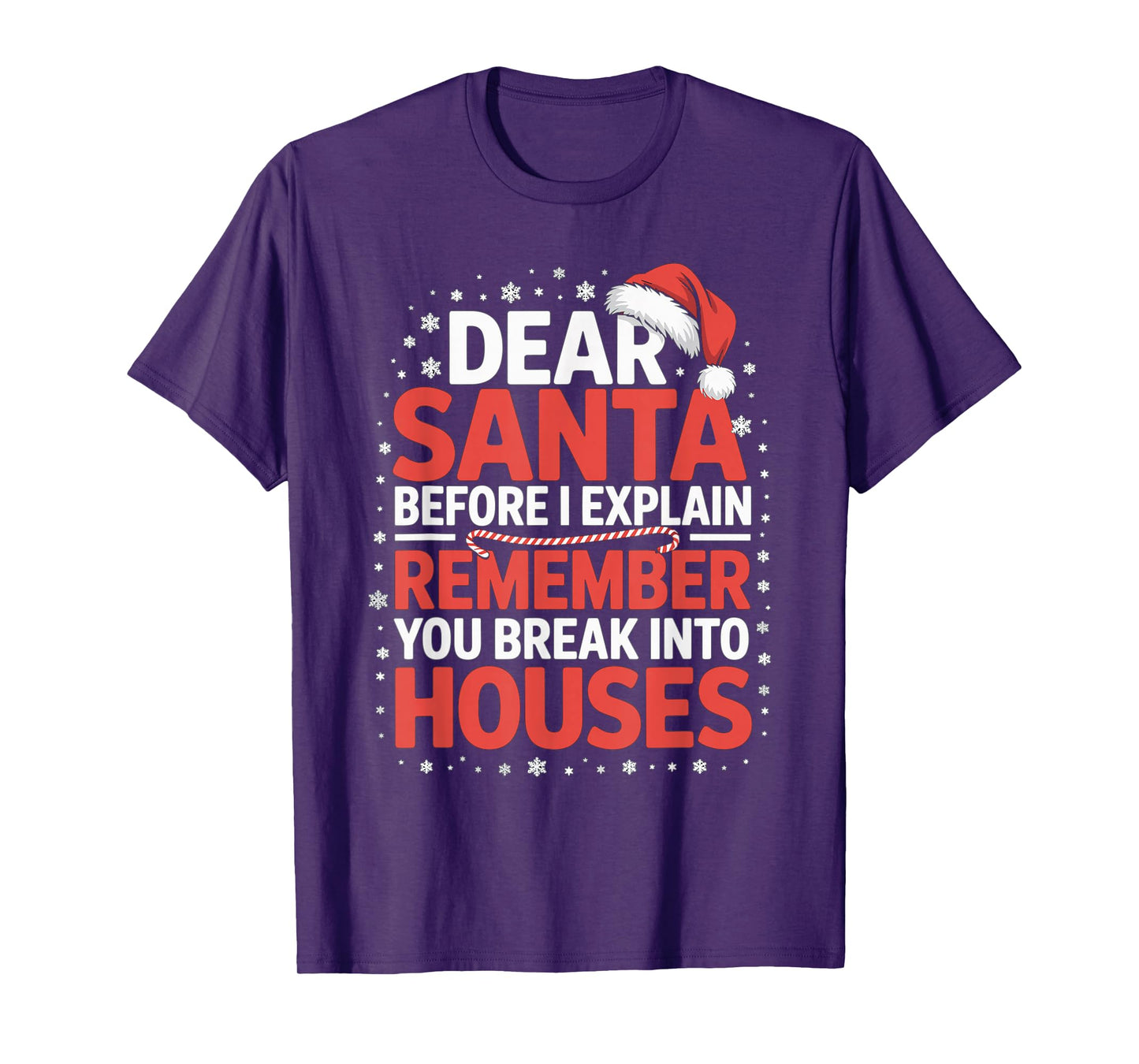 Funny Christmas Humor Xmas Pajama for Men Women Kids T-Shirt