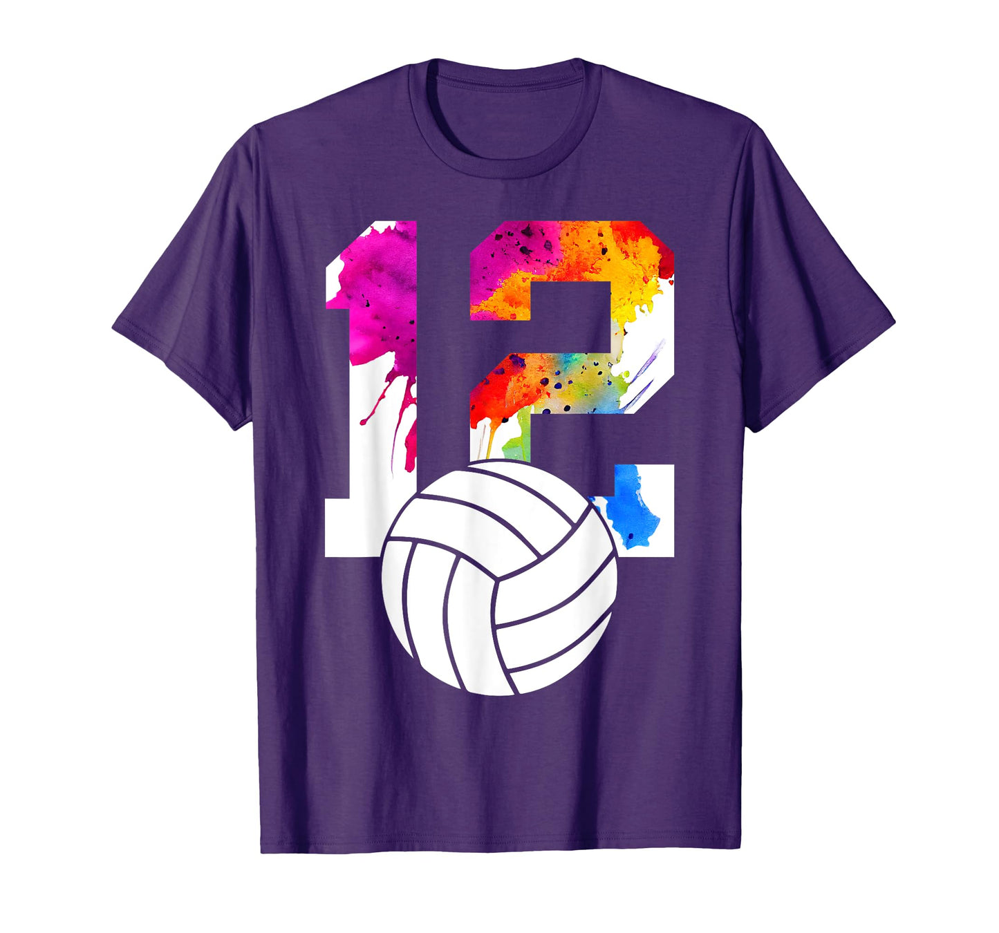 NUMBER 12 VOLLEYBALL 12TH BIRTHDAY T-Shirt
