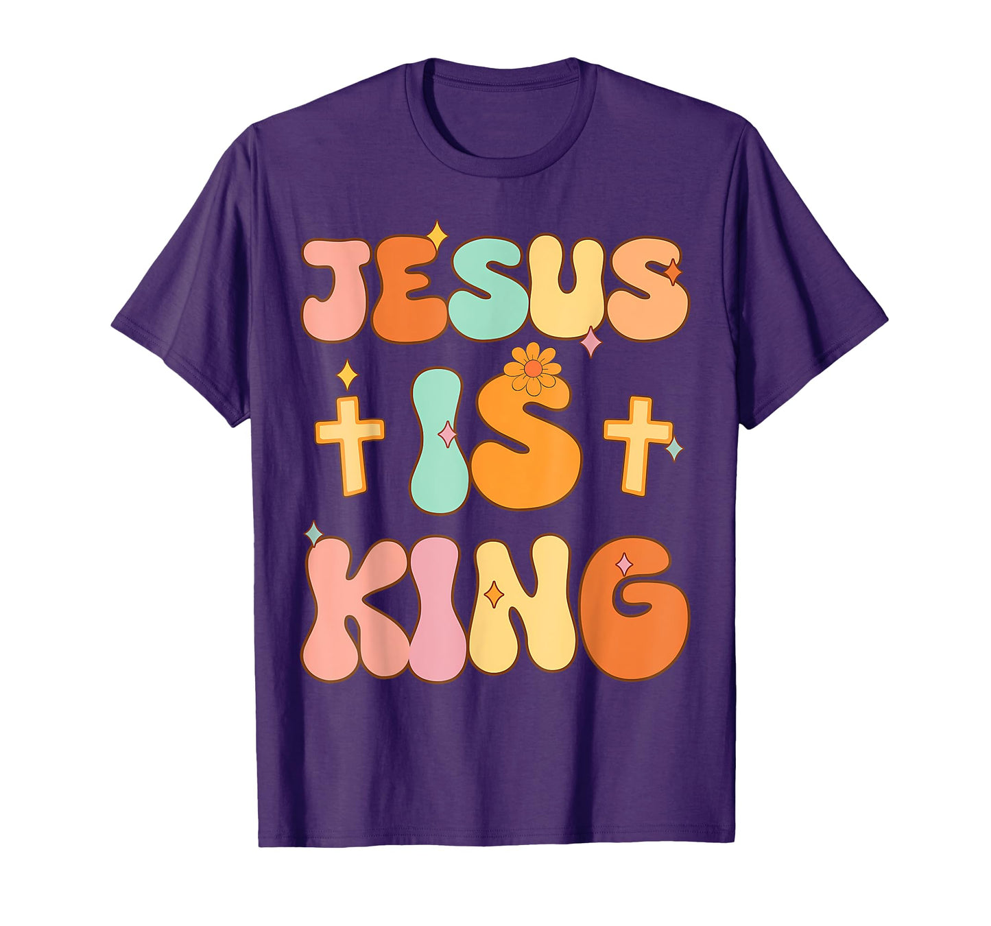Jesus Is King Youth Toddler Boys Girls Christian T-Shirt
