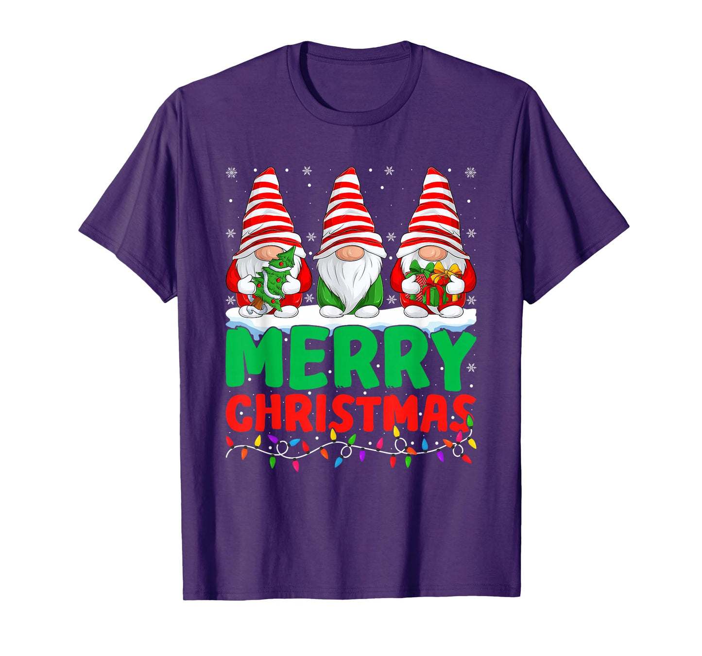 Merry Christmas Gnome Matching Family Xmas Squad Gnome T-Shirt