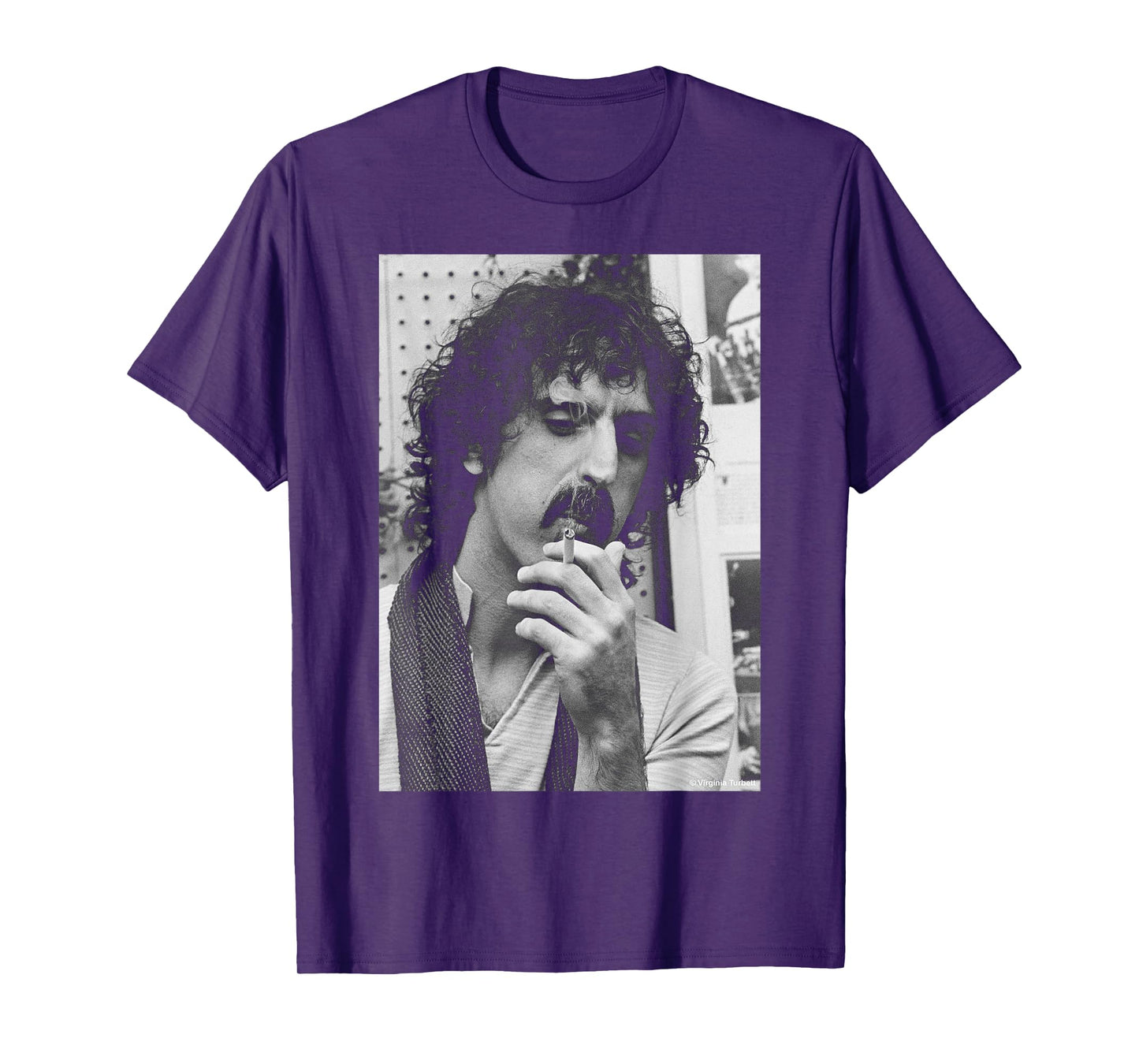 Smoking Frank Zappa By Virgina Turbett T-Shirt