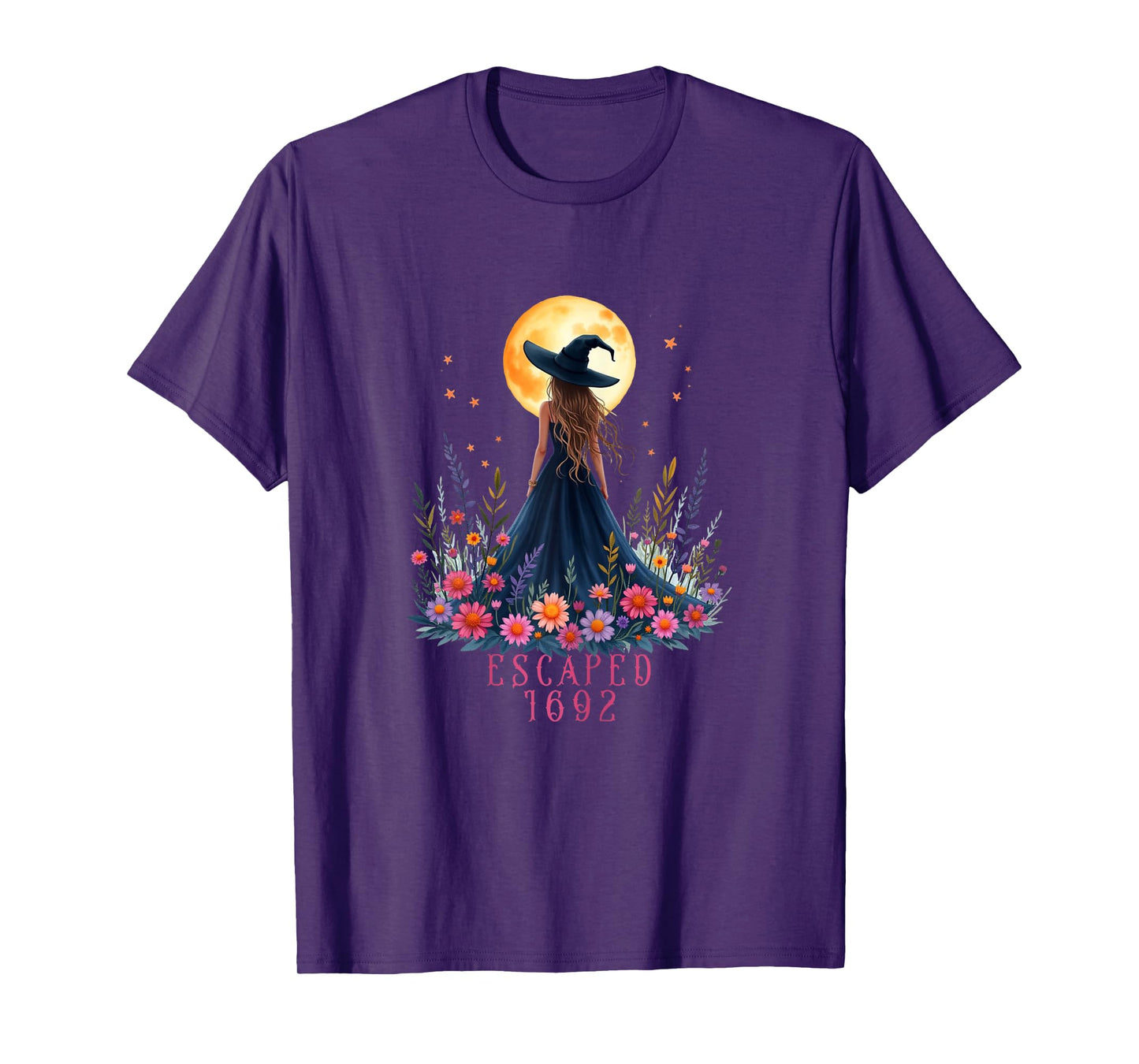 Escaped 1692 Halloween Design, Salem Witch Trials Inspired T-Shirt