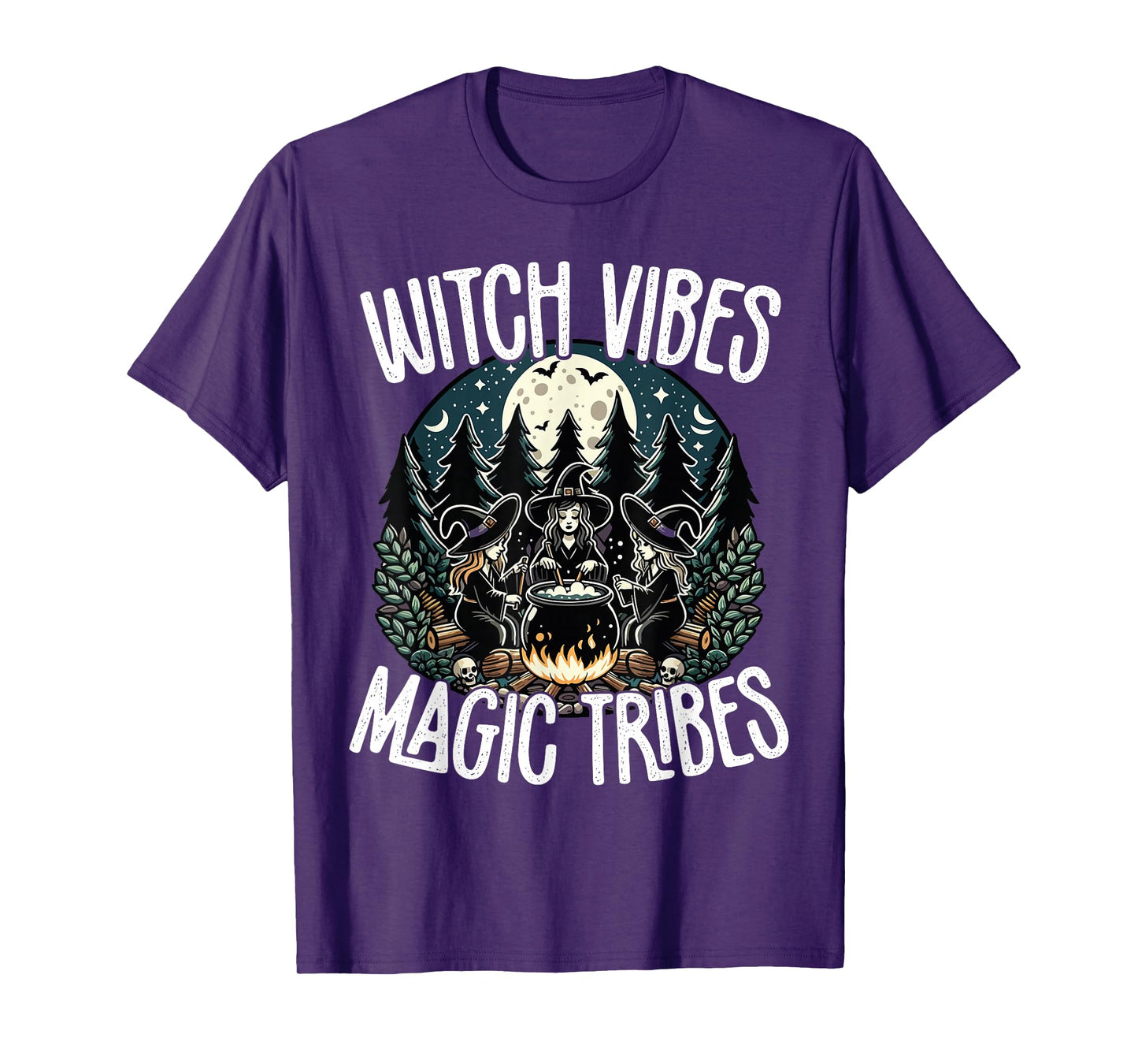 Witch Vibes Magic Tribes Full Moon Coven T-Shirt
