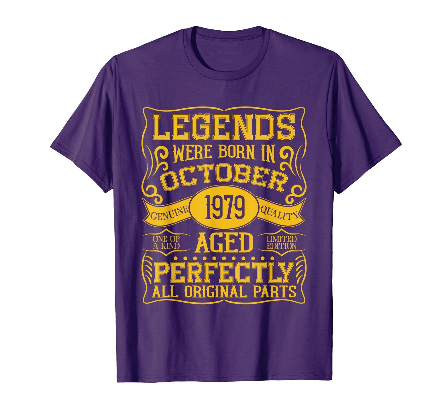 45th Birthday Legends Were Born In October 1979 T-Shirt