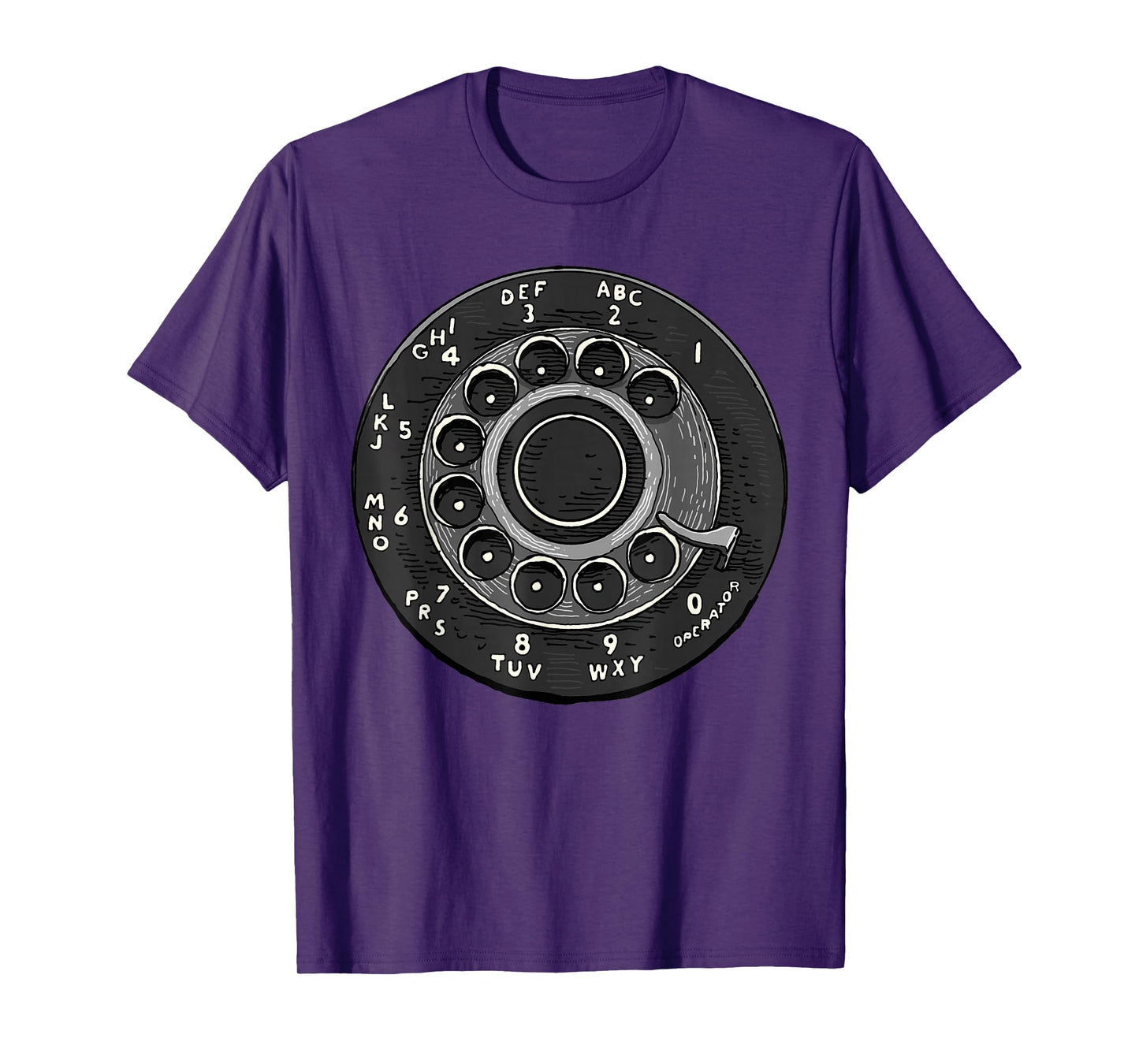 Rotary Phone Shirt Retro Phone Number Rotary Dial Classic T-Shirt