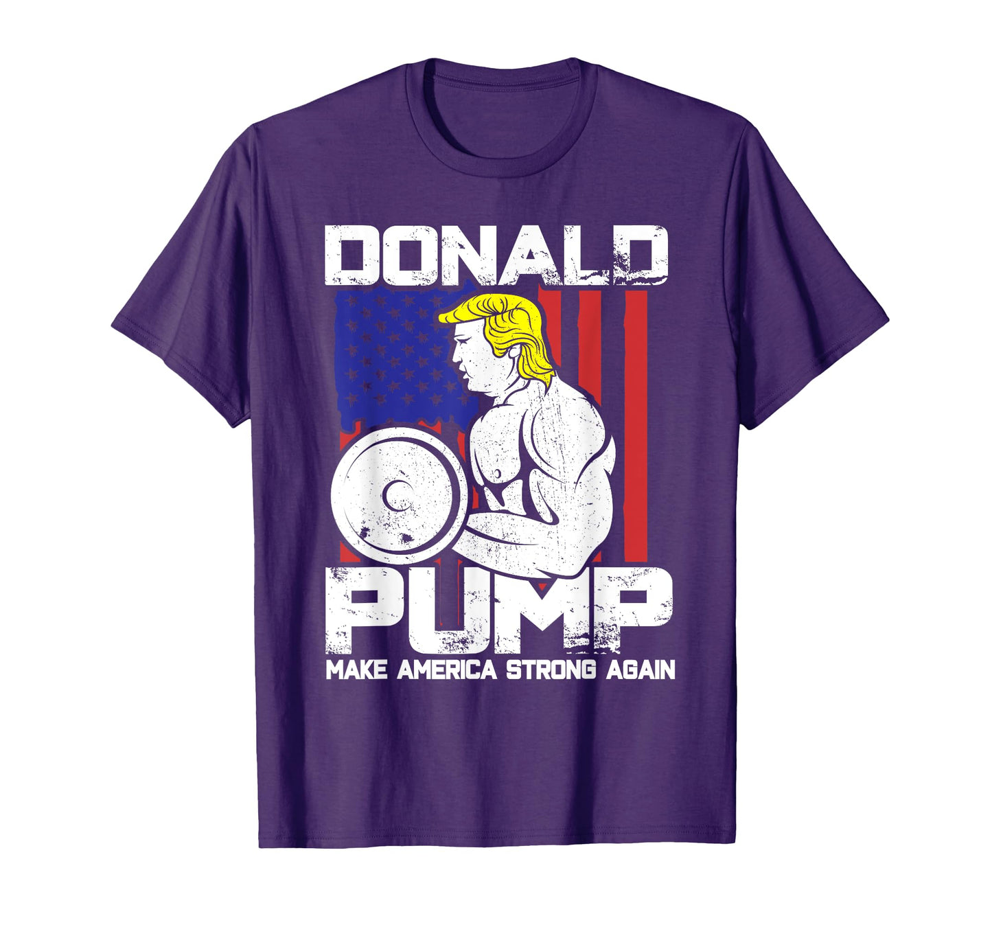 Funny Donald Trump Weight Lifting Workout Gym T-Shirt T-Shirt