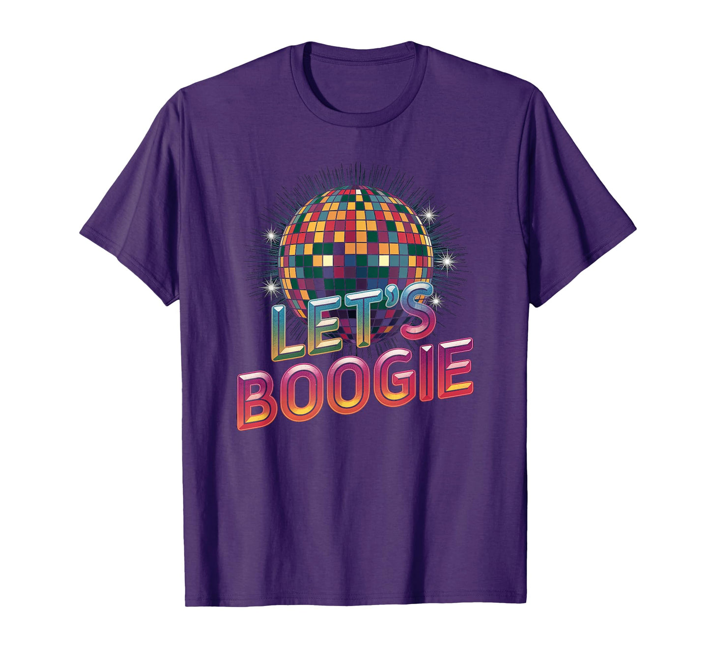 Disco Ball Vintage Retro let's boogie fever discoball party T-Shirt