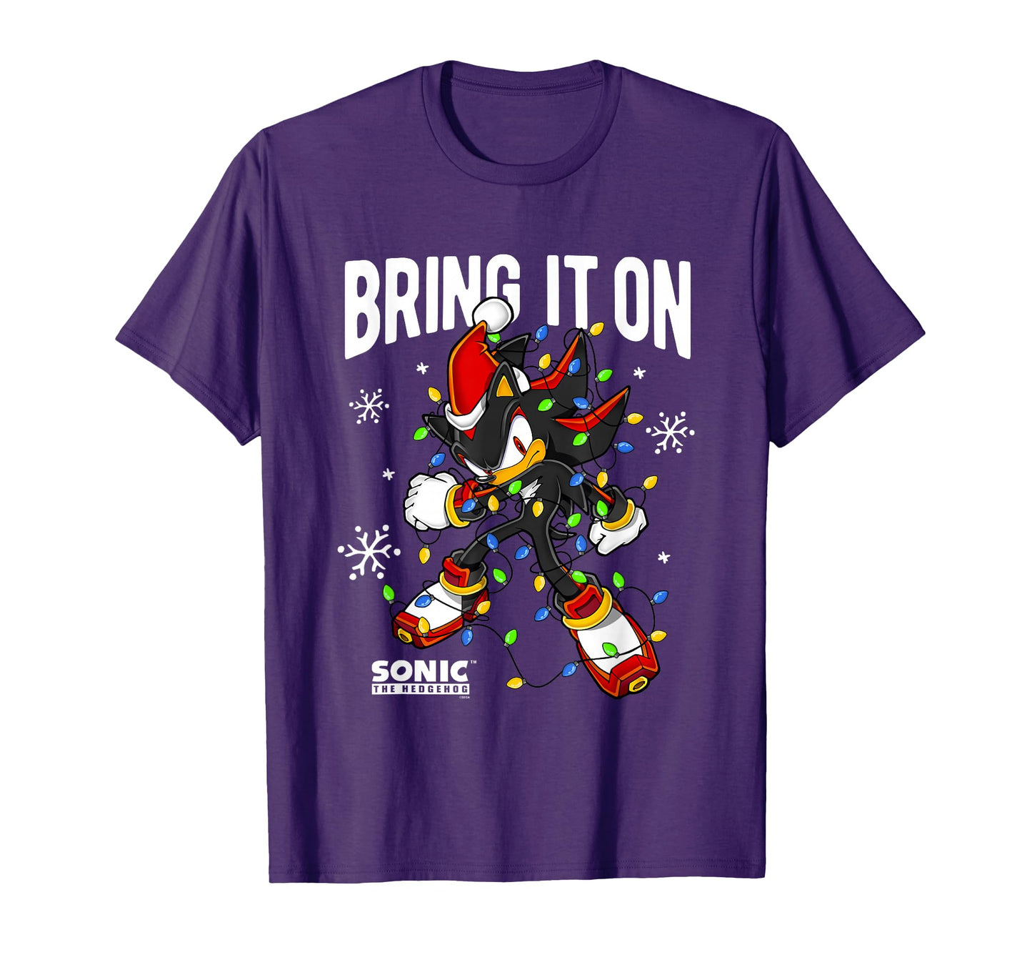 Sonic The Hedgehog Christmas Bring It On Tangled Shadow T-Shirt