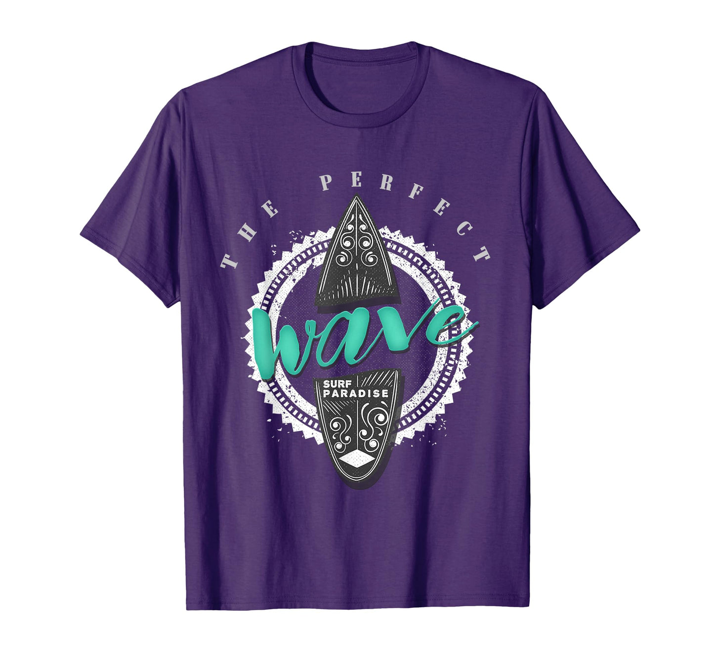 Surfing Perfect Wave Surf Paradise Funny Surfer Gift T-Shirt
