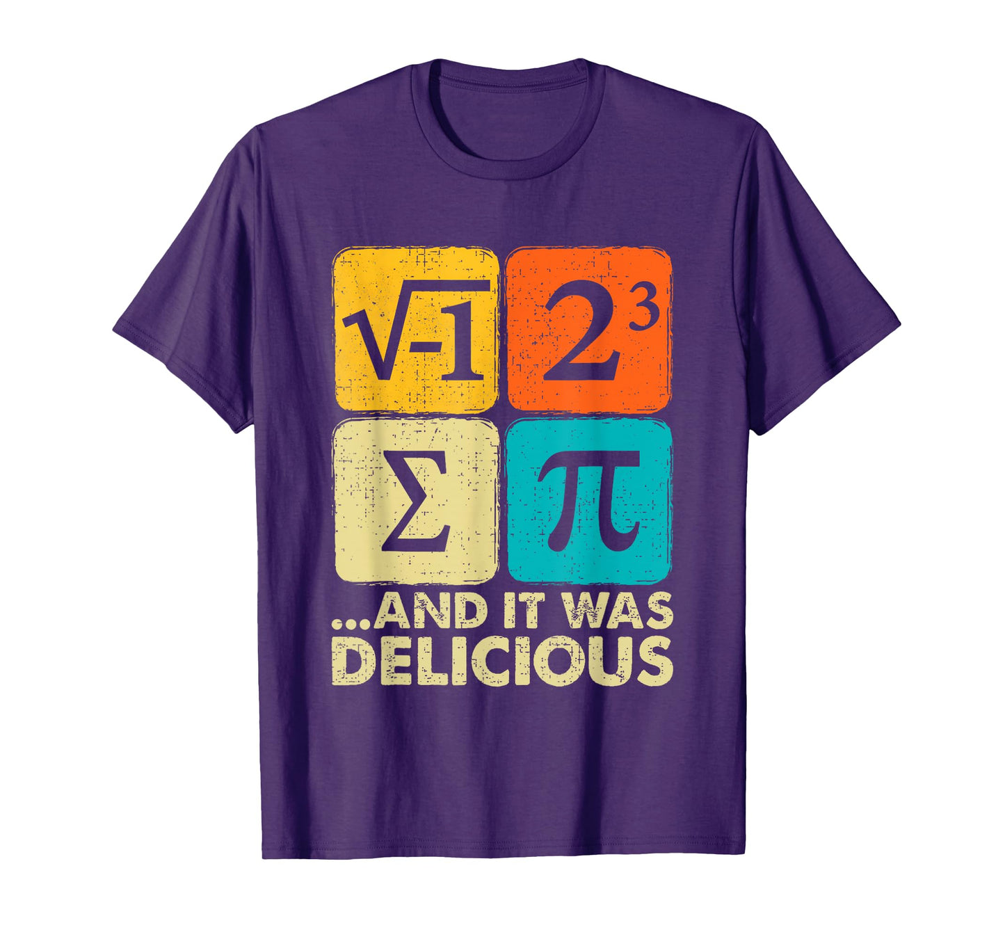 I Ate Some Pie and It Was Delicious Funny PI Day Math Gifts T-Shirt
