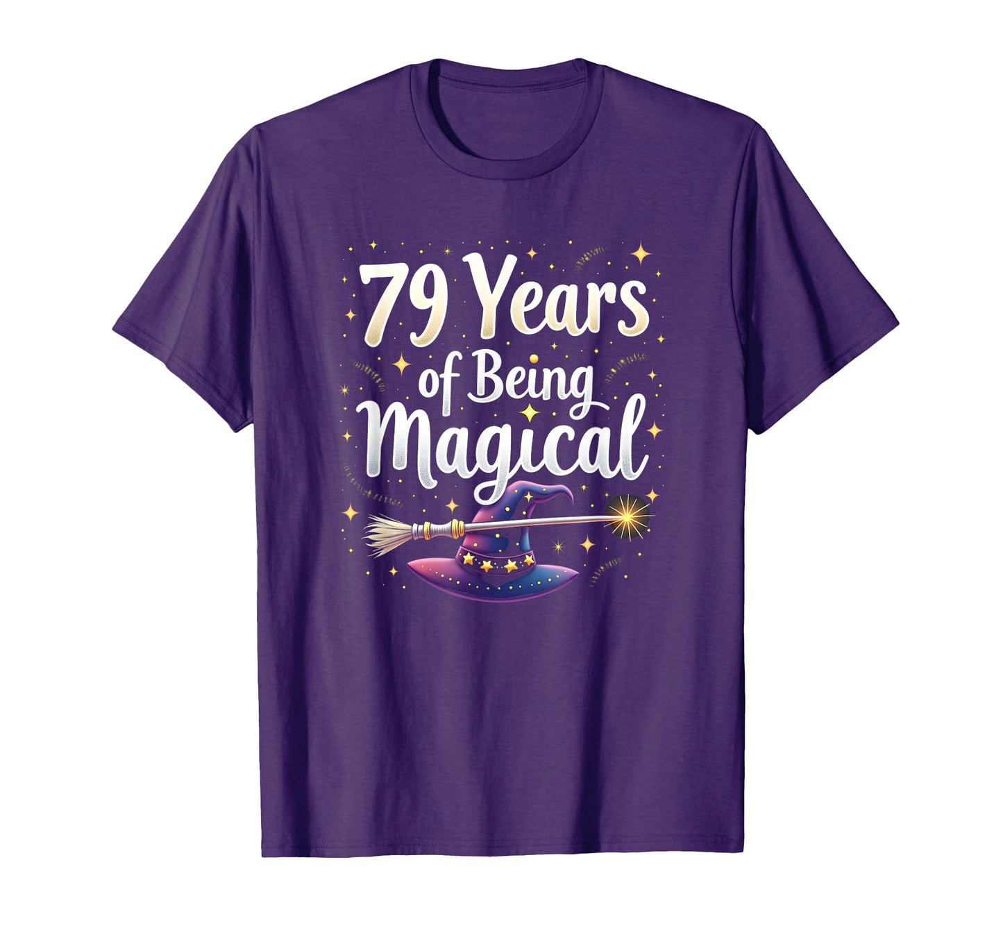 79 Years of Being Magical Birthday Gift for Wizards T-Shirt
