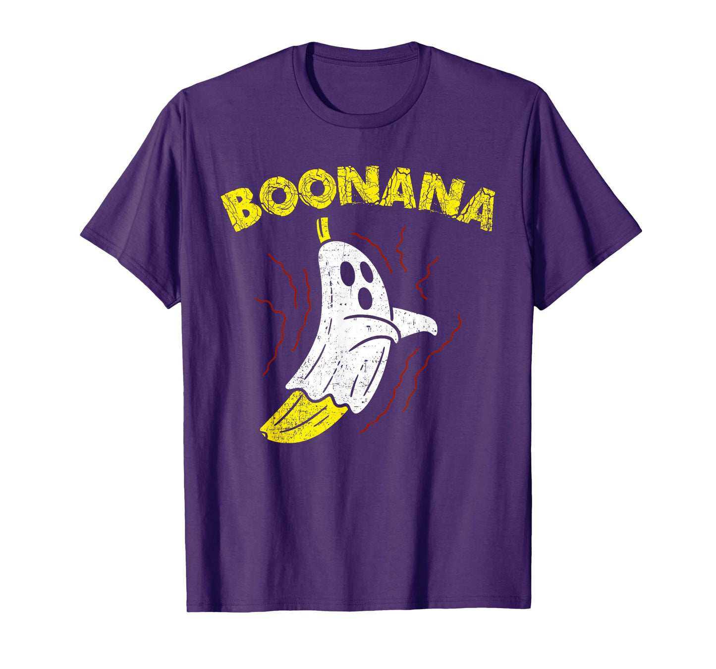 Boonana Cute Ghost Banana Halloween Costume Men Women Kids T-Shirt