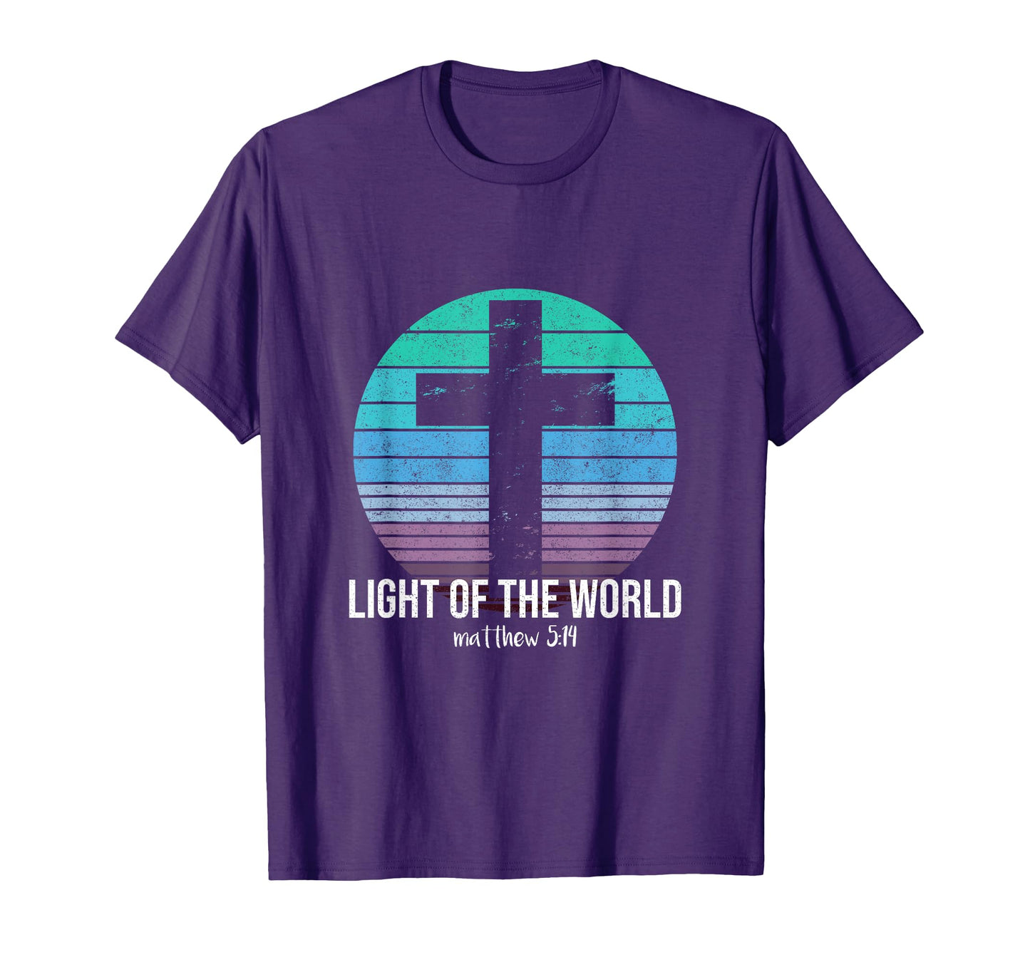 Light Of The World Matthew 5:14 Bible Scripture Christian T-Shirt