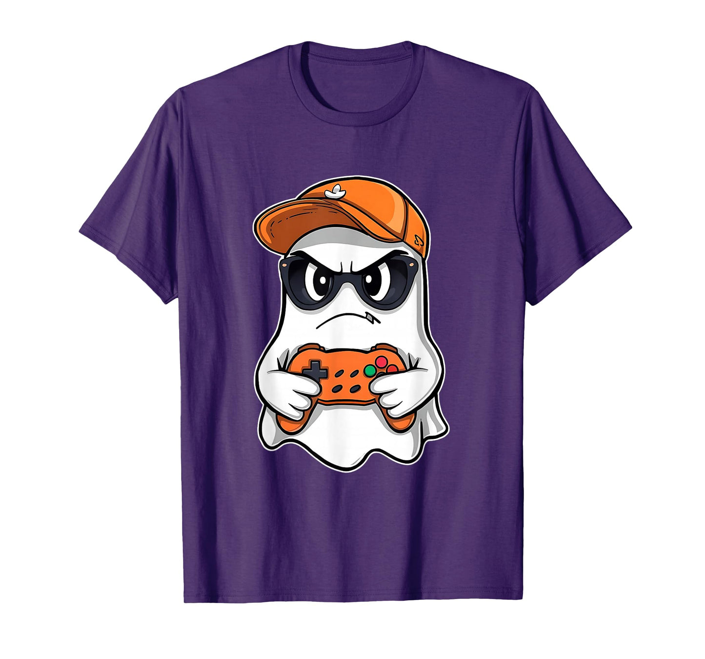 Spooky Season Halloween Costume Gaming Cute Funny Ghost T-Shirt