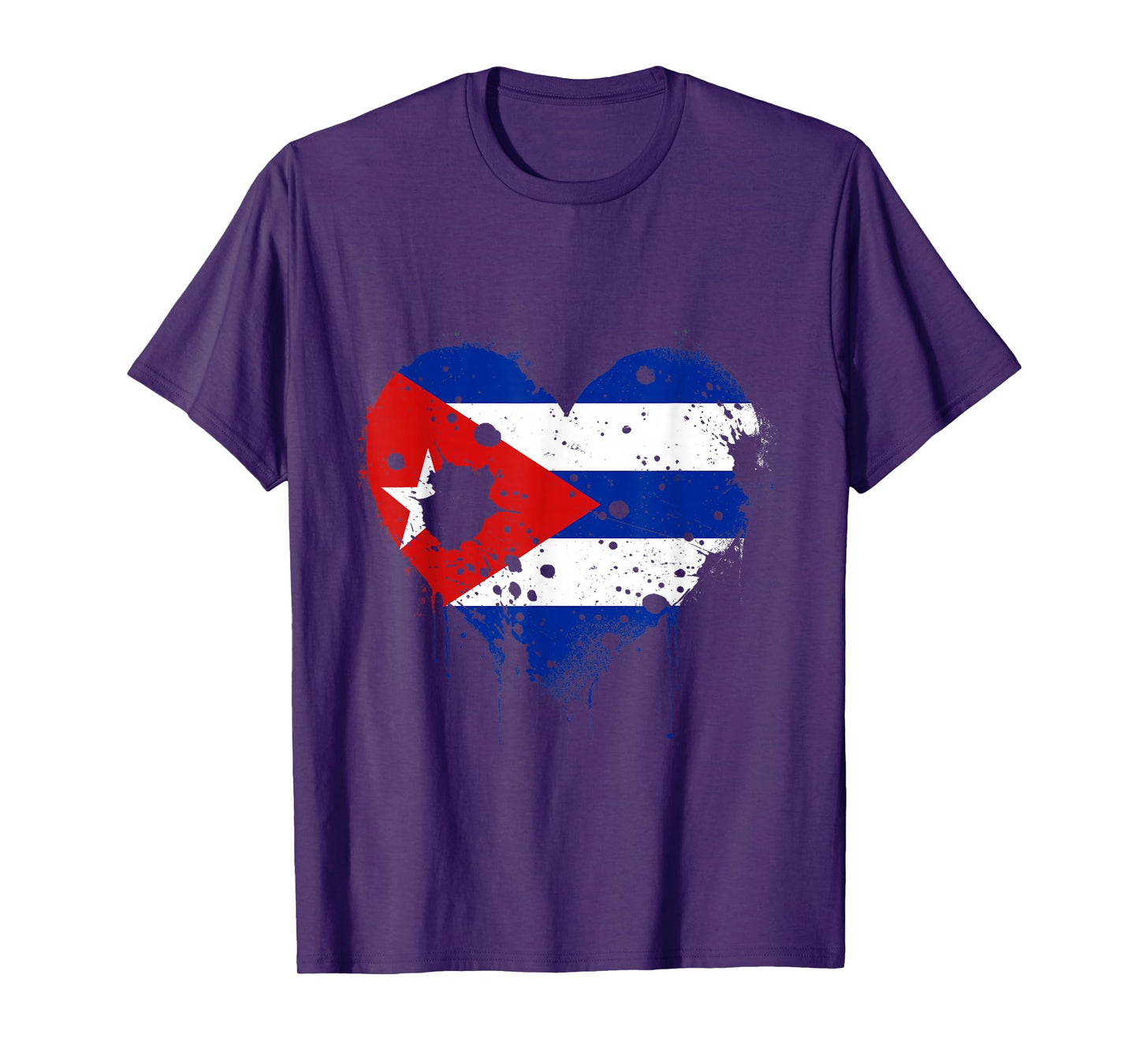 Cuba Vintage Cuban Flag Heart Cuban Roots Cuban Pride T-Shirt