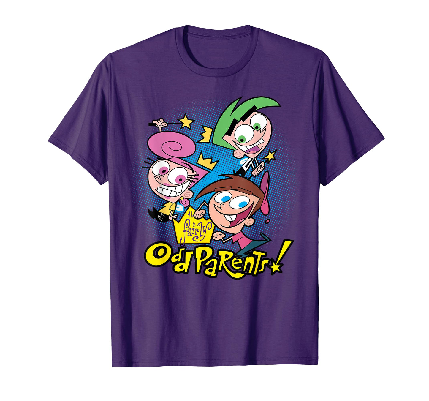 Nickelodeon The Fairly OddParents Timmy Cosmo and Wanda Tee T-Shirt