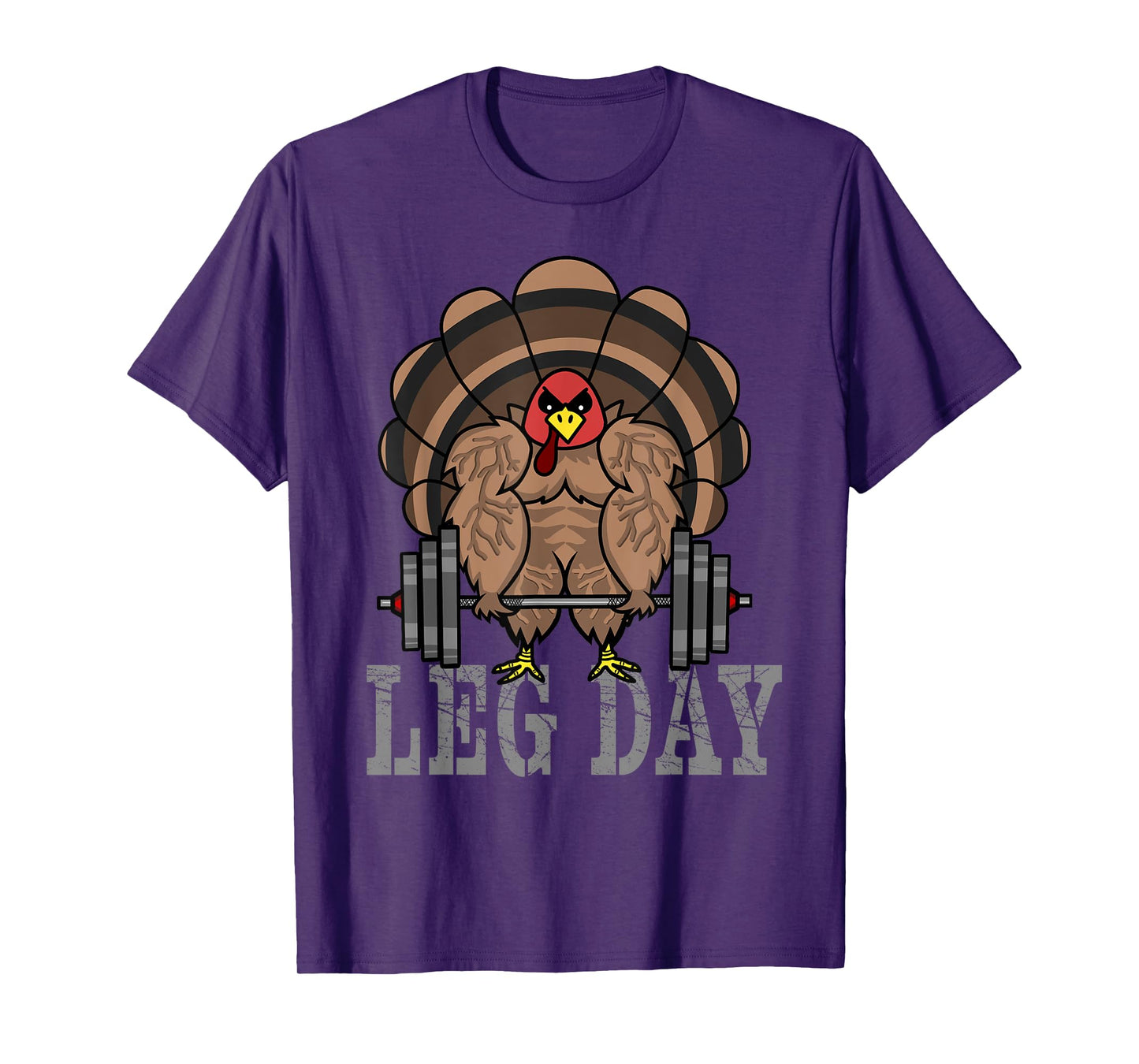 Funny Deadlifting Turkey Thanksgiving Leg Day Deadlift T-Shirt