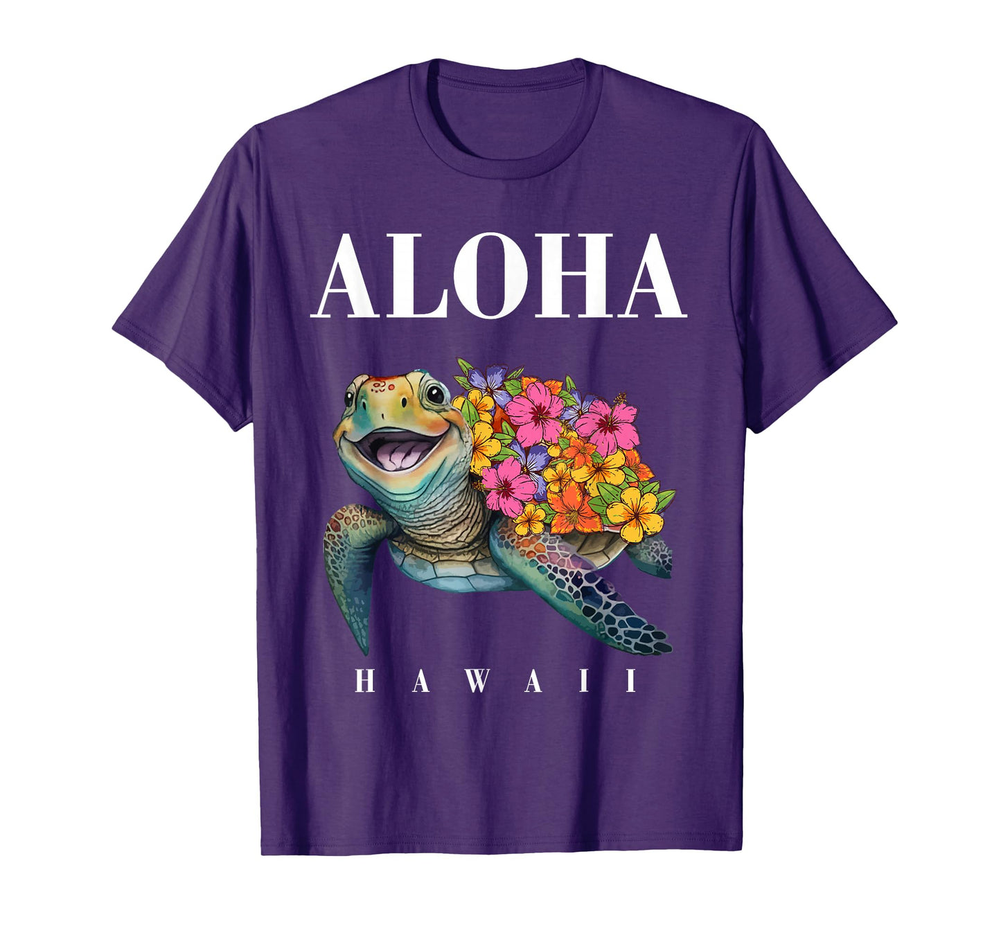 Hawaiian-Shirt Aloha Hawaii Sea Turtle Girl Women Youth Kids T-Shirt