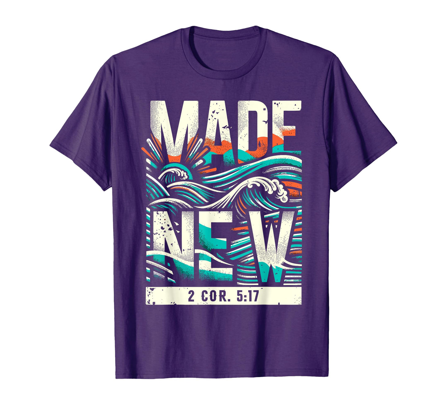 Made New Baptism Shirt Christian Shirts For Youth Baptized T-Shirt