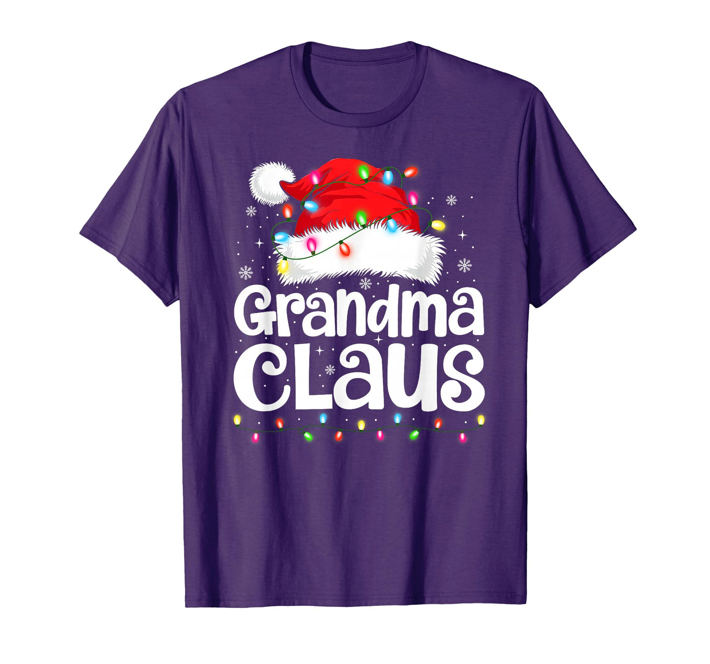 Grandma Claus Matching Family Christmas Funny Xmas Pajamas T-Shirt