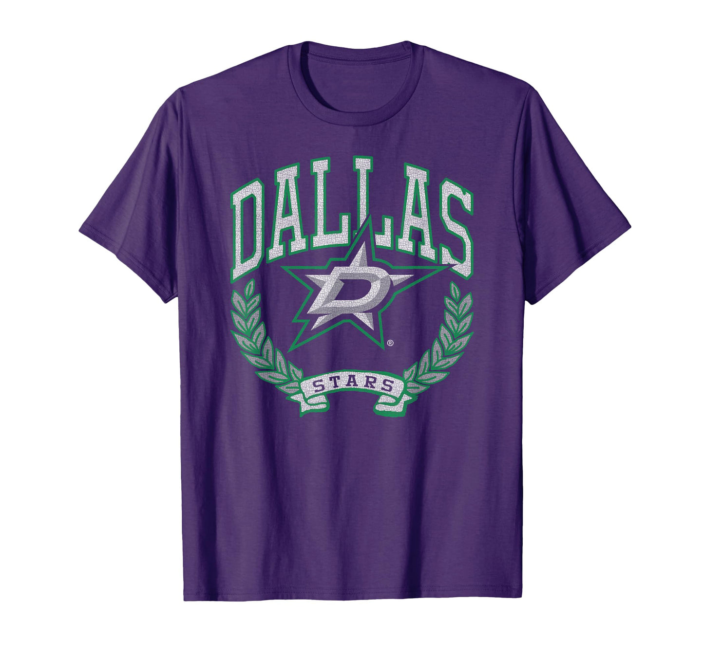 Dallas Stars Vintage Victory Black Officially Licensed T-Shirt