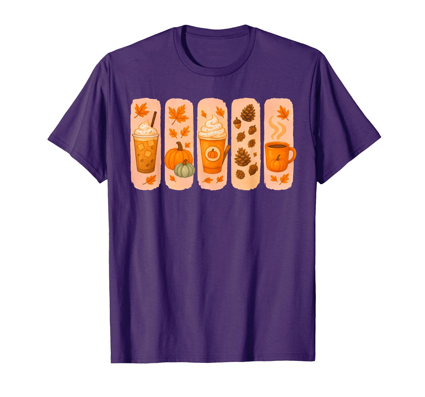 Coffee Pumpkin Latte Spice Coffee Love Fall Season Halloween T-Shirt