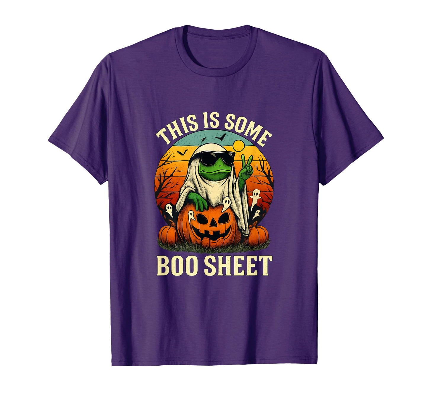 This is Some Boo Sheet Frog Meme Funny Halloween Men Women T-Shirt