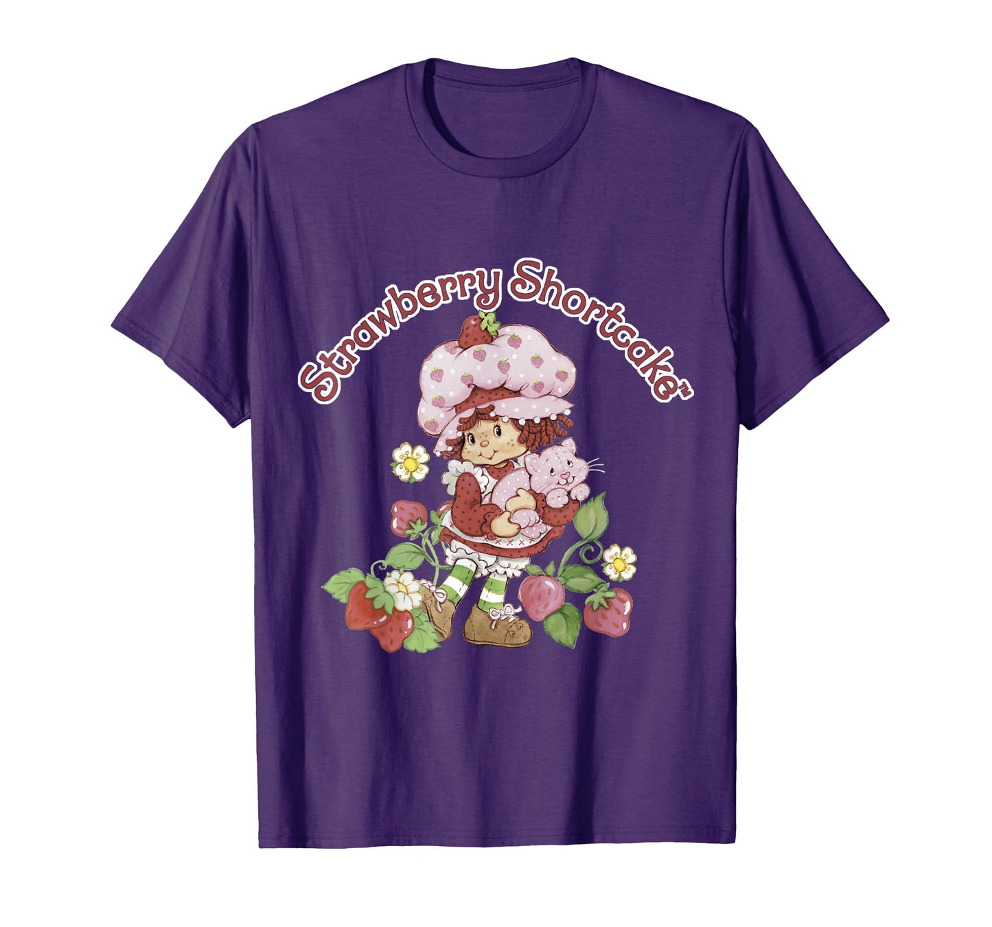 Strawberry Shortcake & Custard Berry Cute Vintage T-Shirt