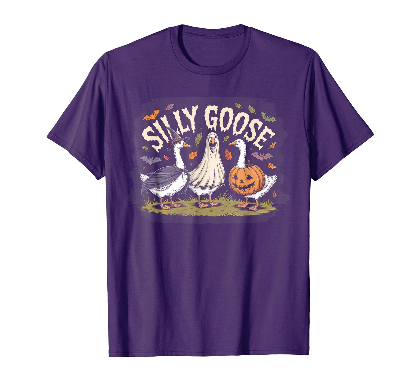 Silly Goose Halloween Cute Fall Animal Costume Design T-Shirt