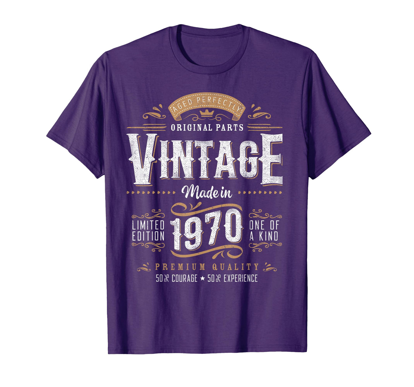 Vintage 1970 55th Birthday Gifts Women Men 55 Year Old T-Shirt