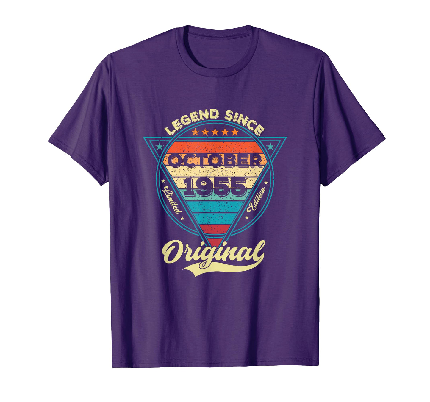 Vintage 70th Birthday Legend Since October 1955 T-Shirt