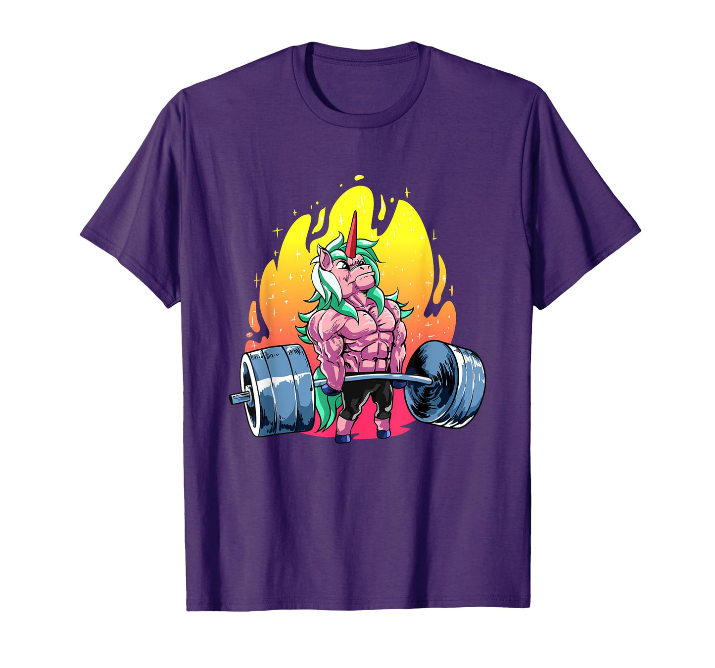 Funny Weightlifting Gift For A Unicorn loving Weightlifter T-Shirt