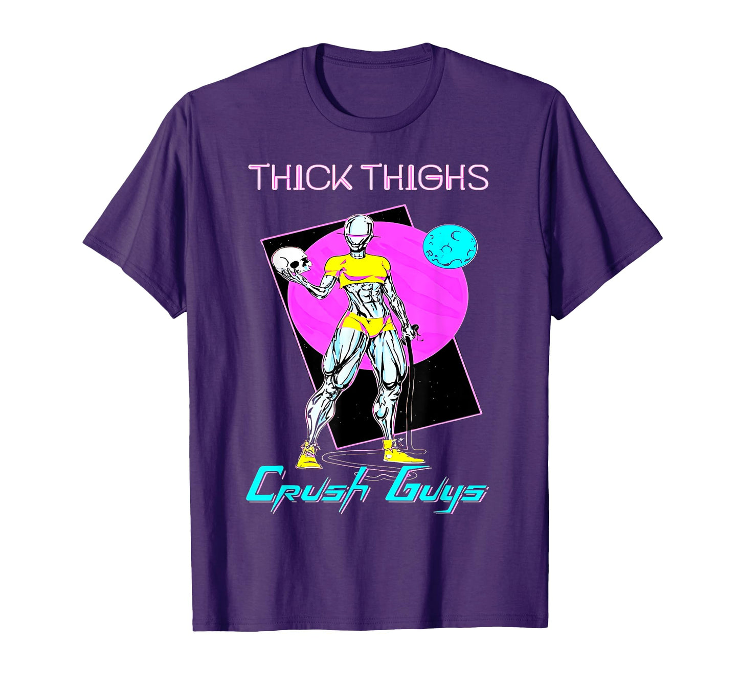 Thiick Thighs Crush Guys Weightlifting Bodybuilding Gym T-Shirt
