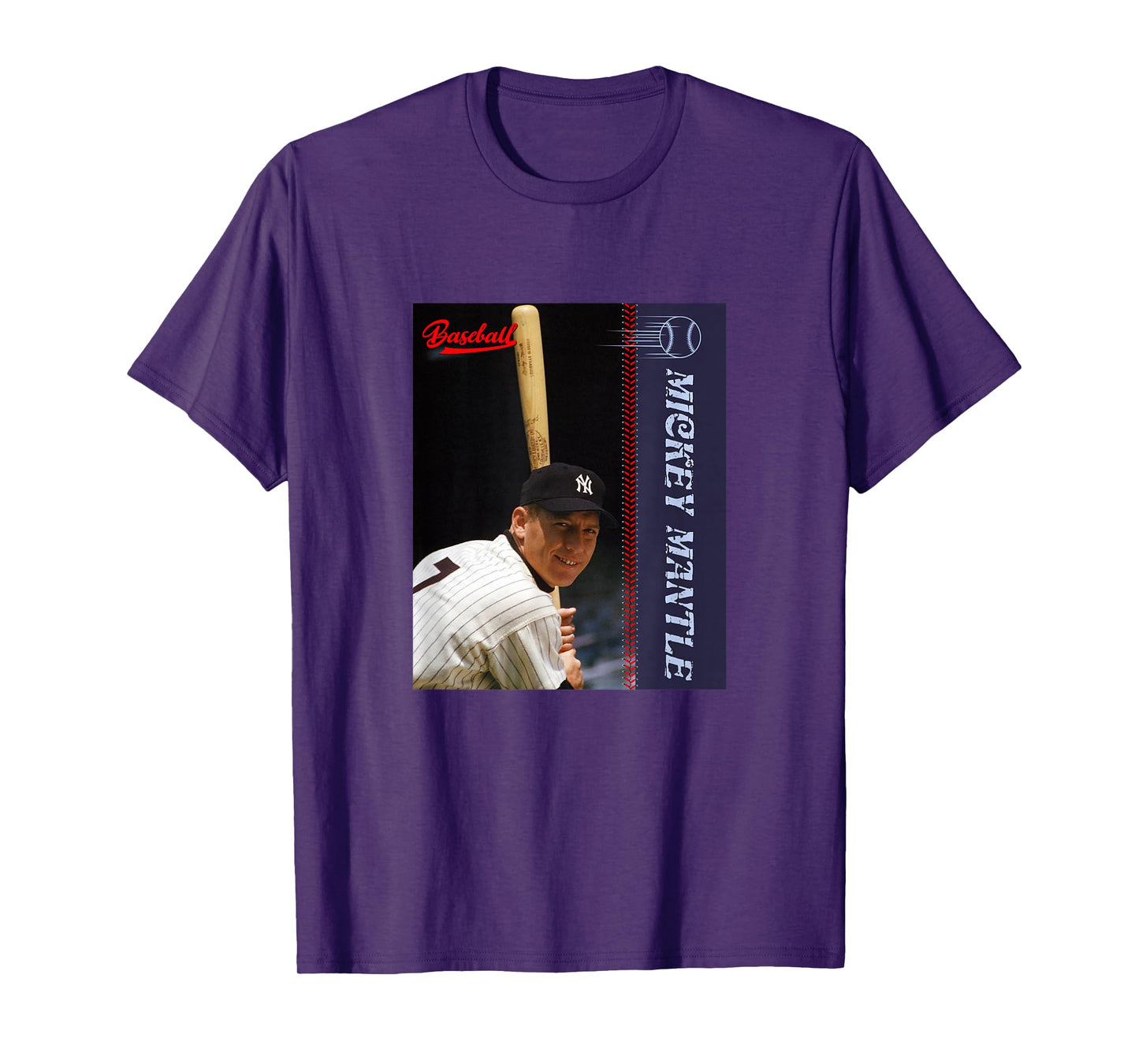 Mickey Mantle_Baseball_002 T-Shirt