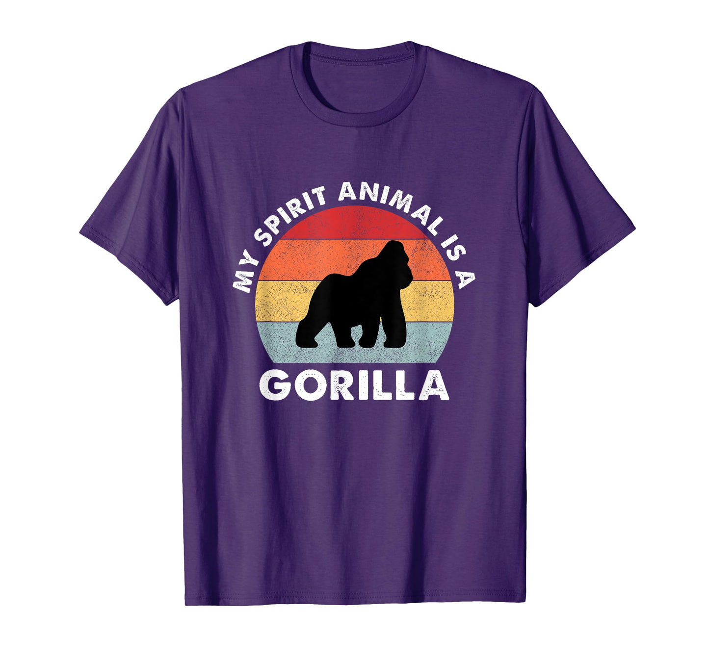 Vintage My Spirit Animal is a Gorilla T-Shirt